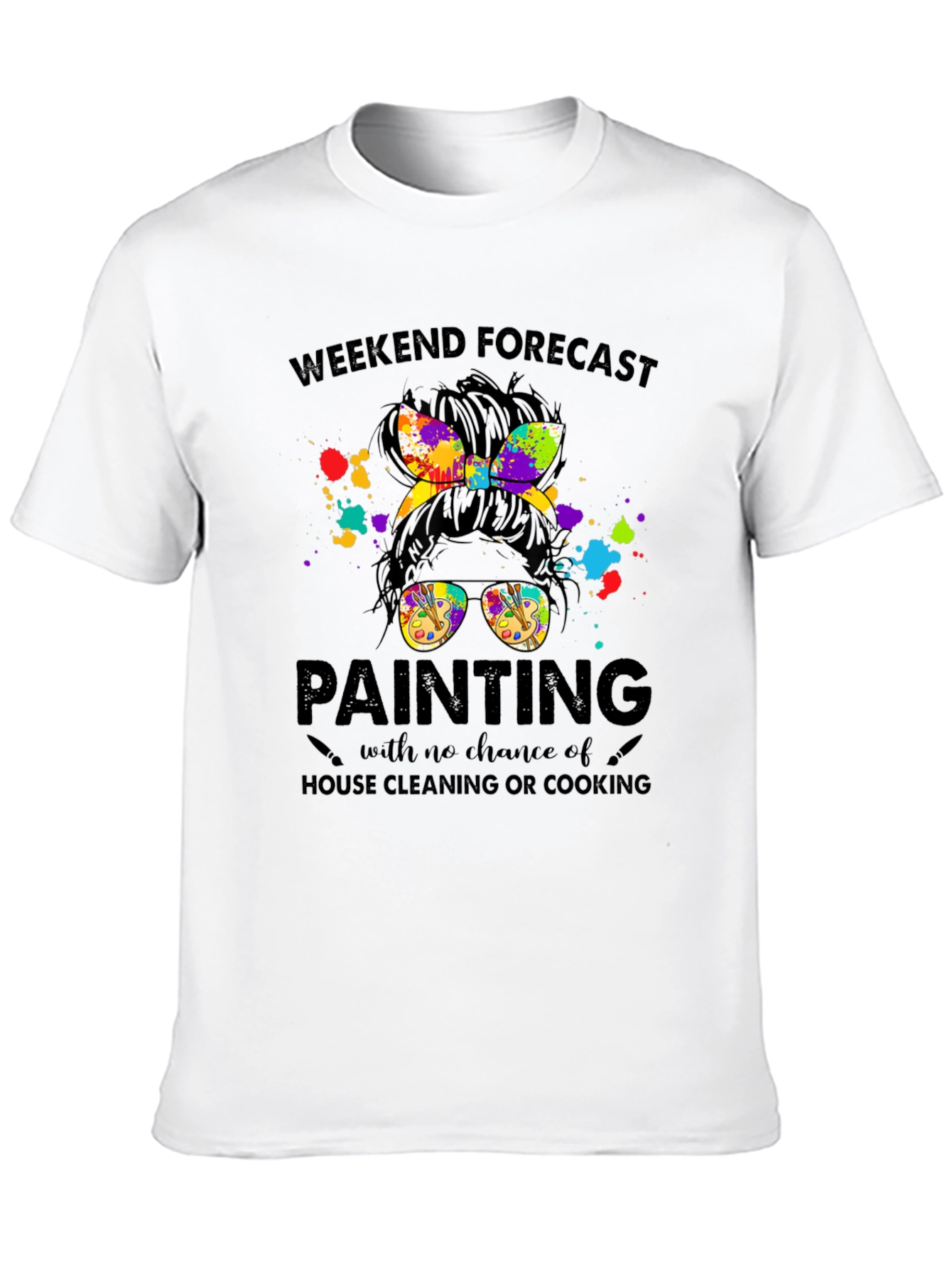 Weekend Forecast Painting T-Shirt