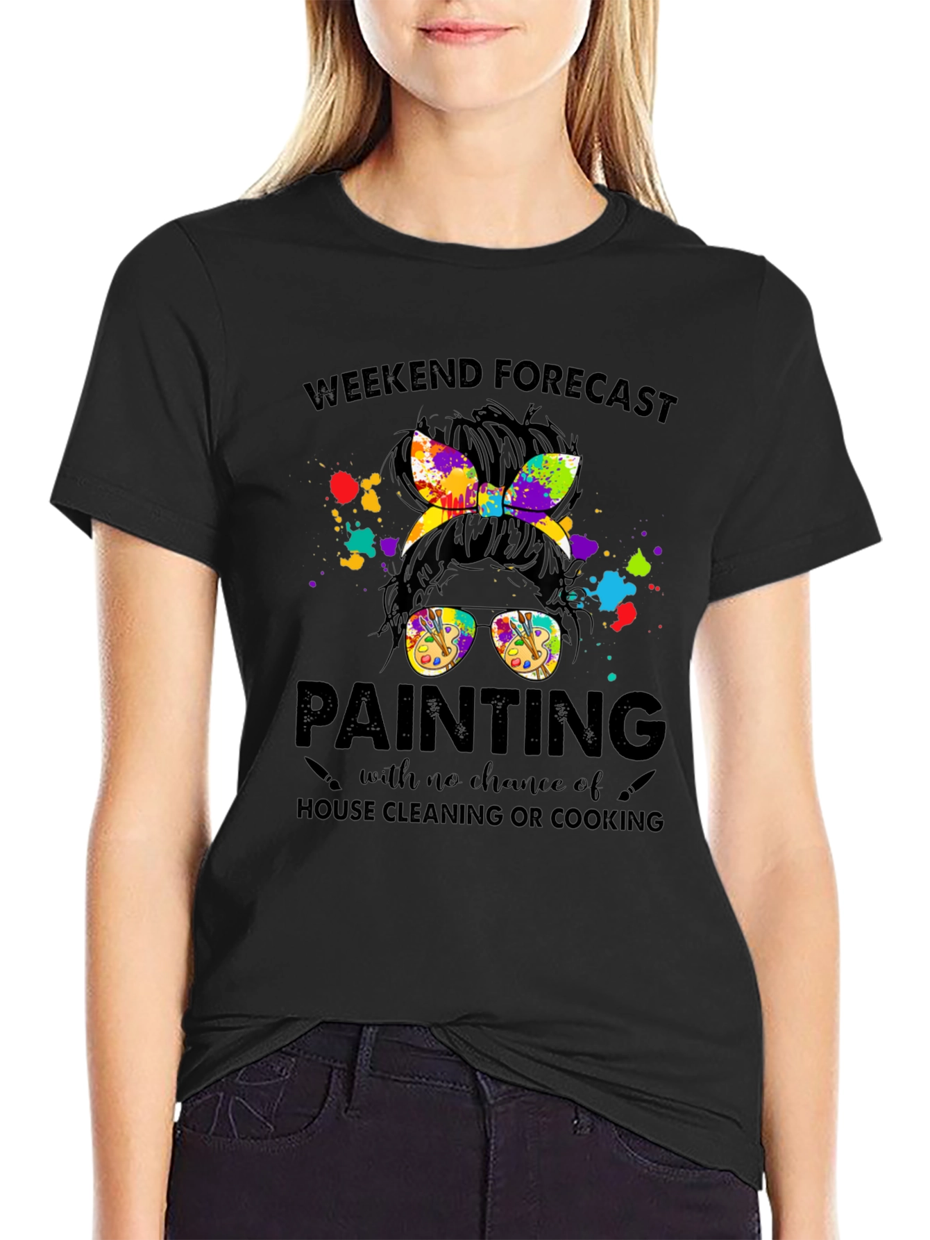Weekend Forecast Painting T-Shirt