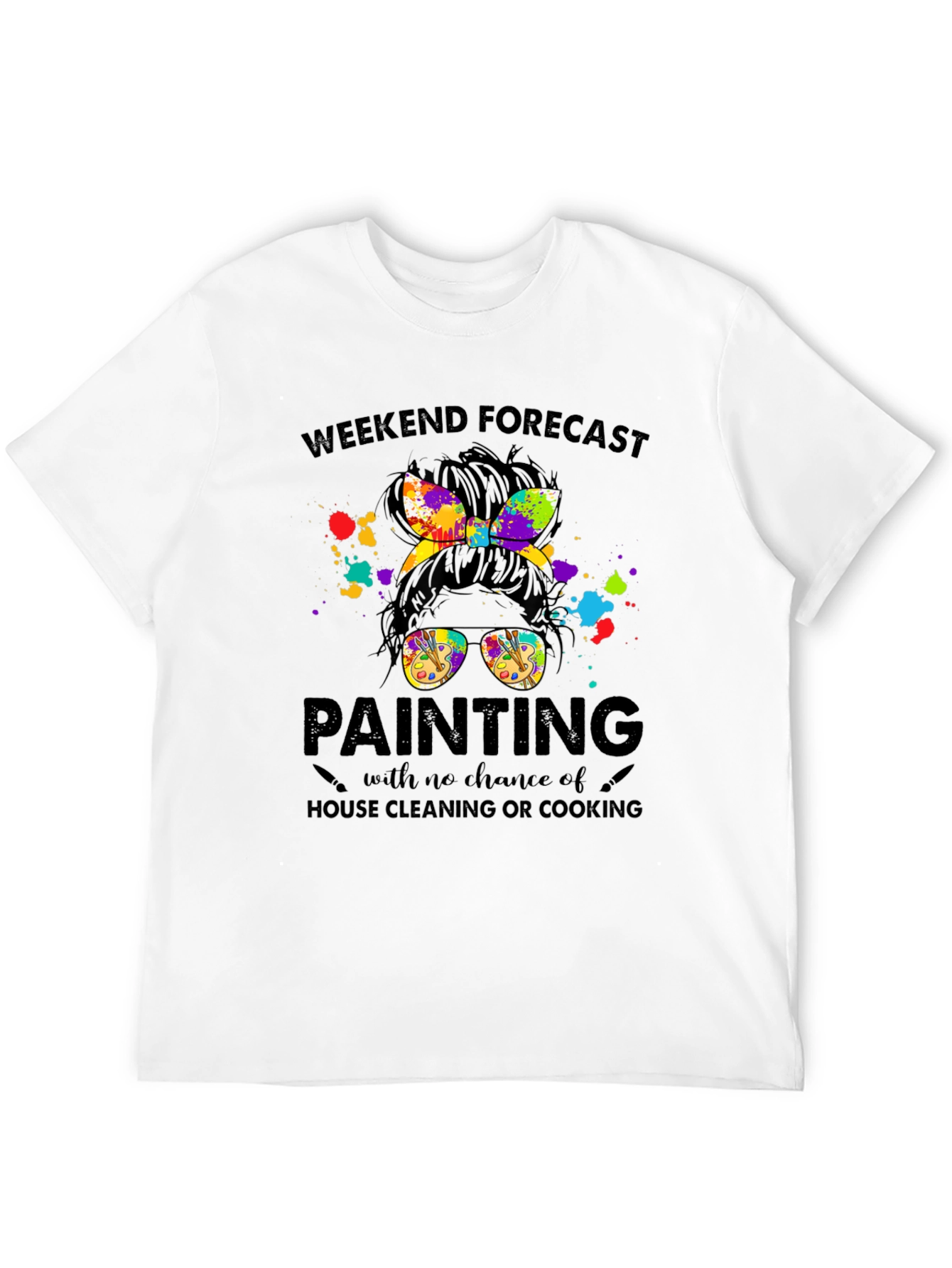 Weekend Forecast Painting T-Shirt