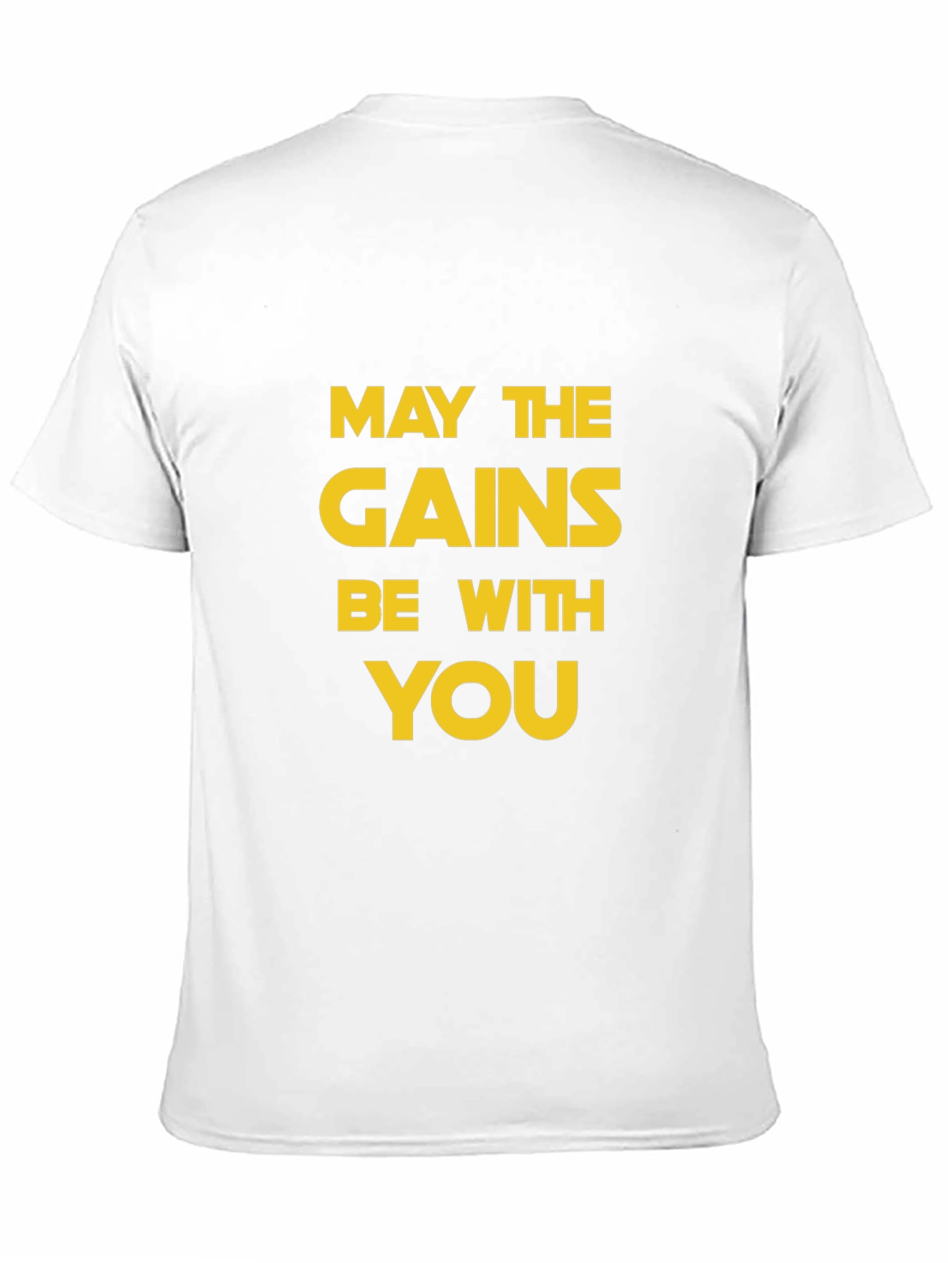 May The Gains Be With You T-Shirt - Black