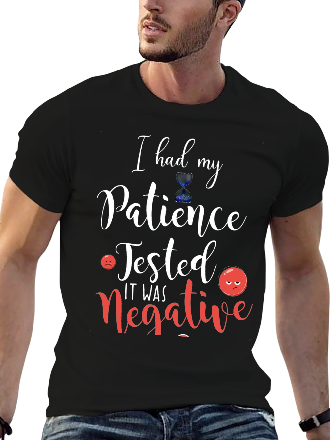 Humorous Patience Tested Graphic Tee