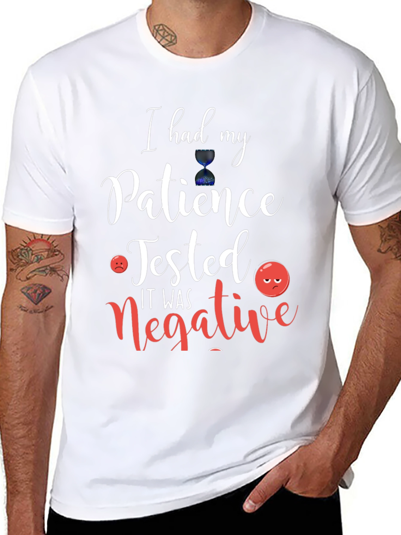 Humorous Patience Tested Graphic Tee