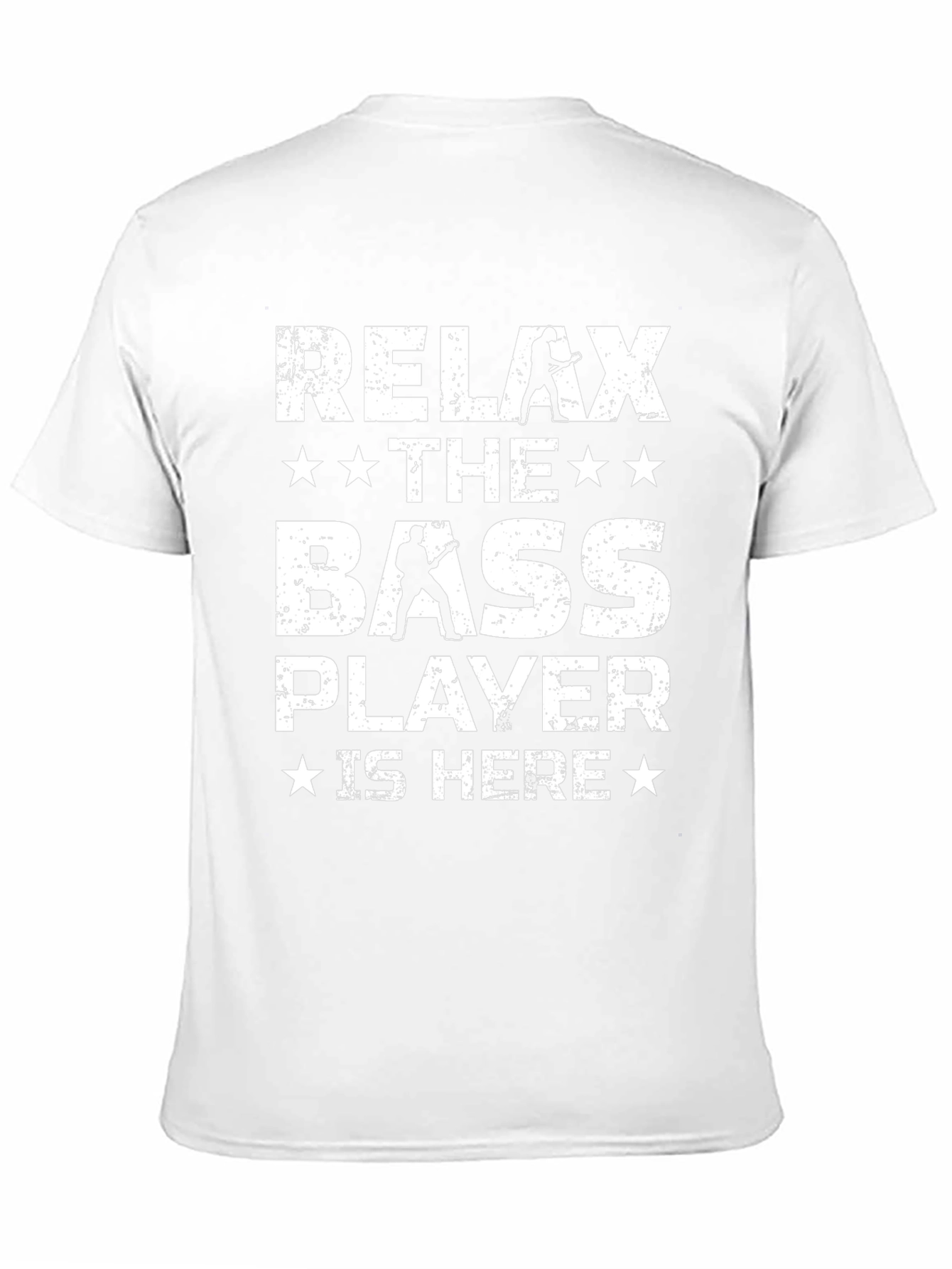 Relax The Bass Player Is Here - Black T-Shirt