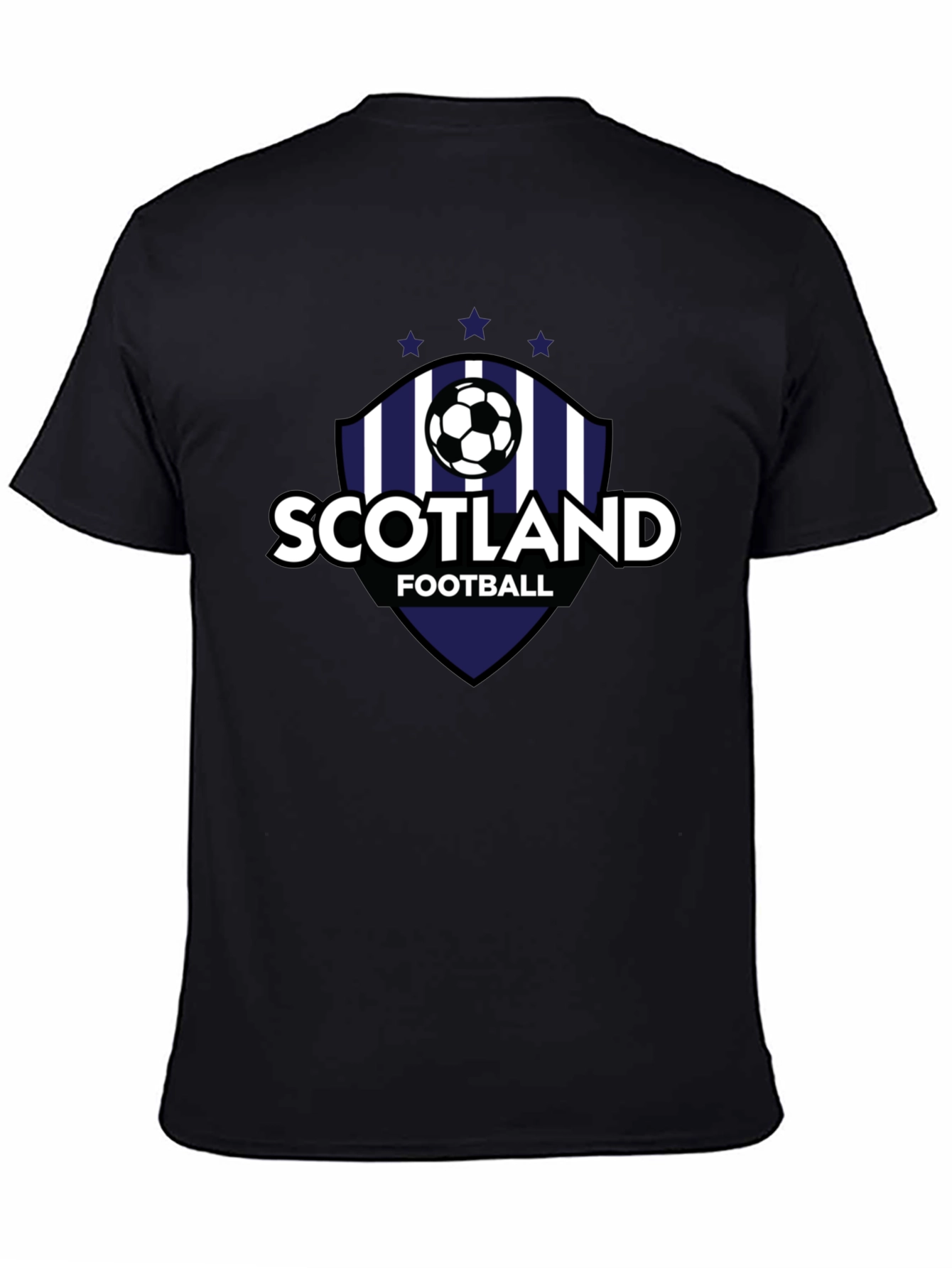 Scotland Football T-Shirt Black