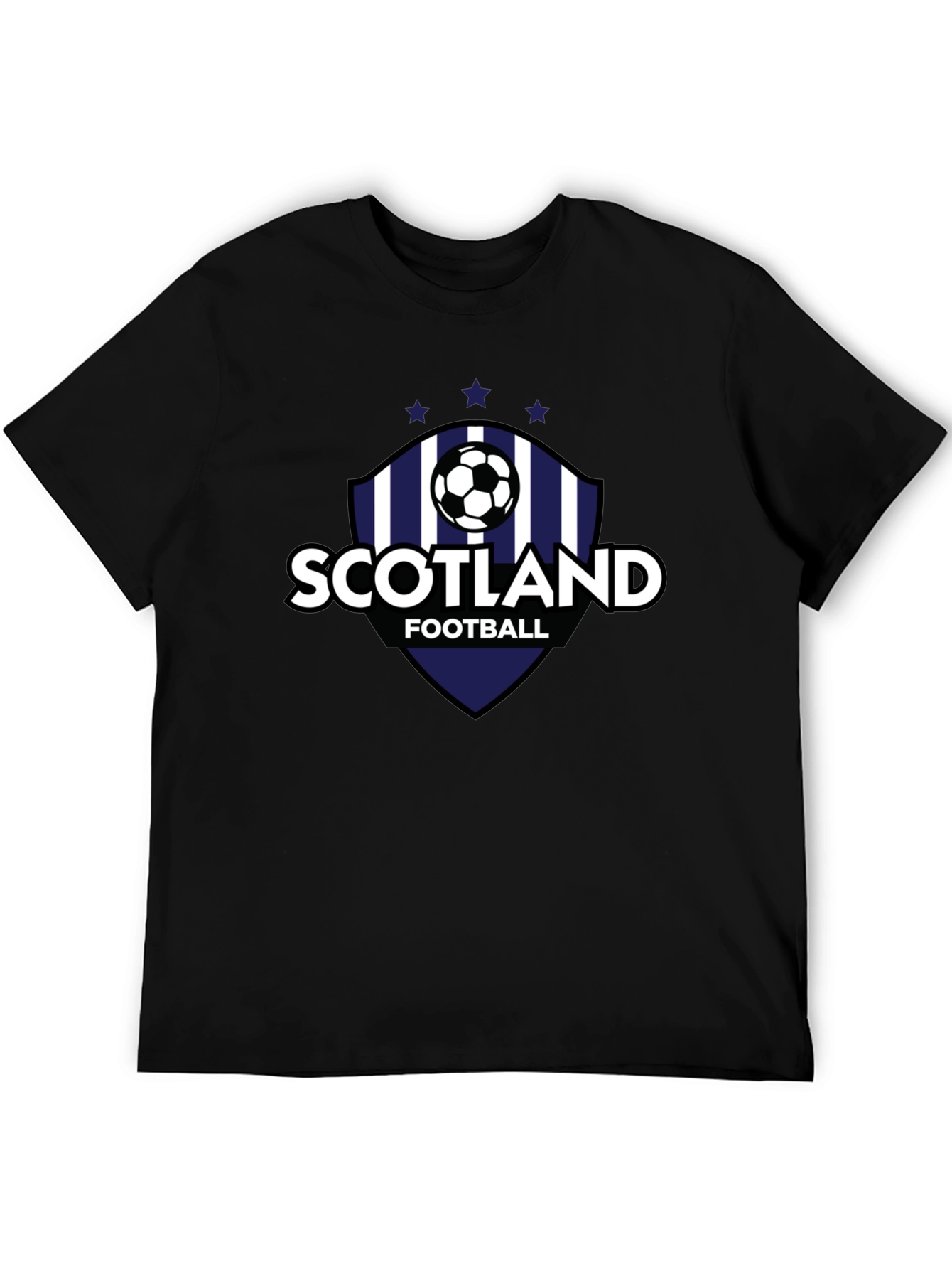 Scotland Football T-Shirt Black