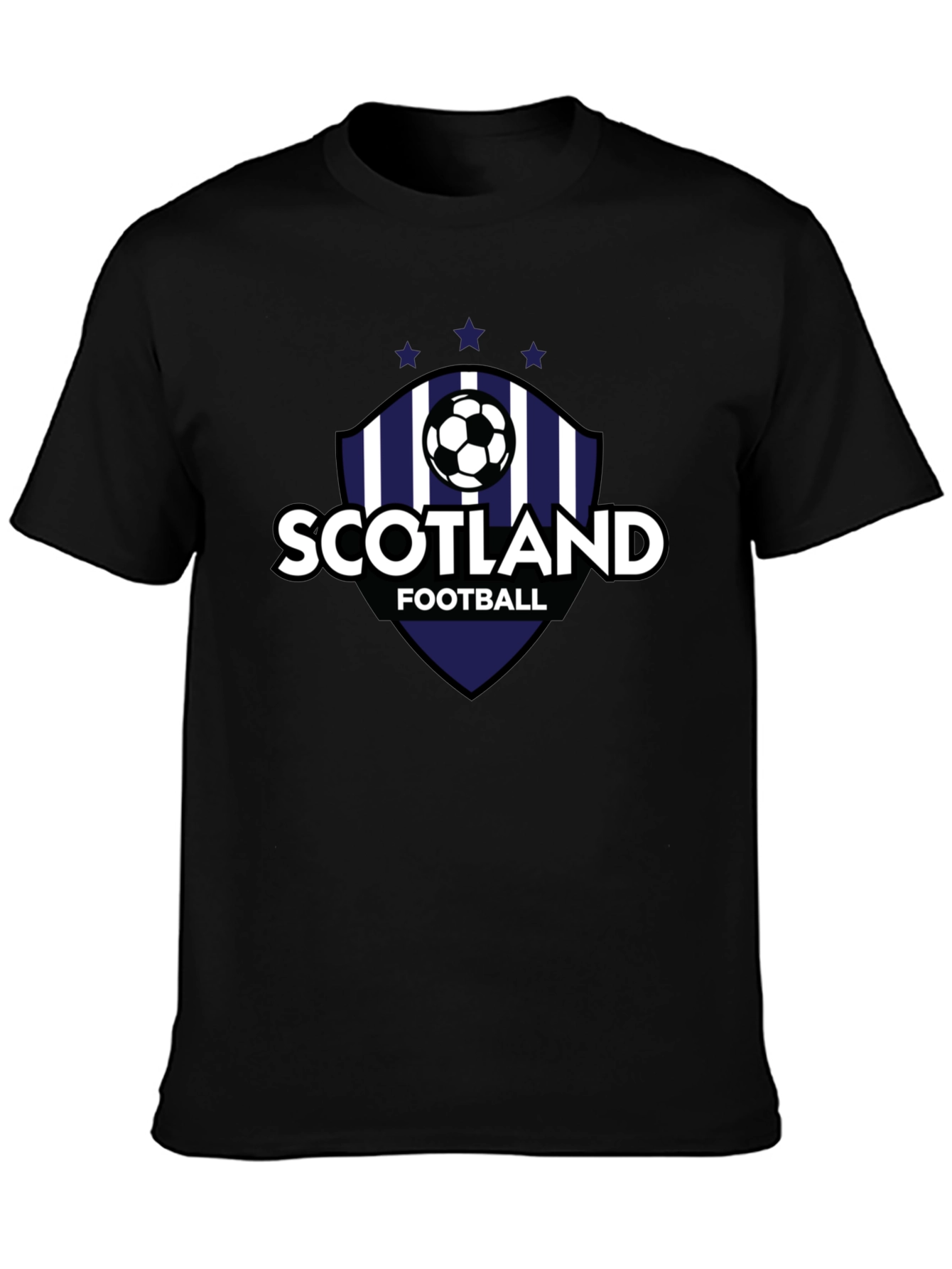 Scotland Football T-Shirt Black