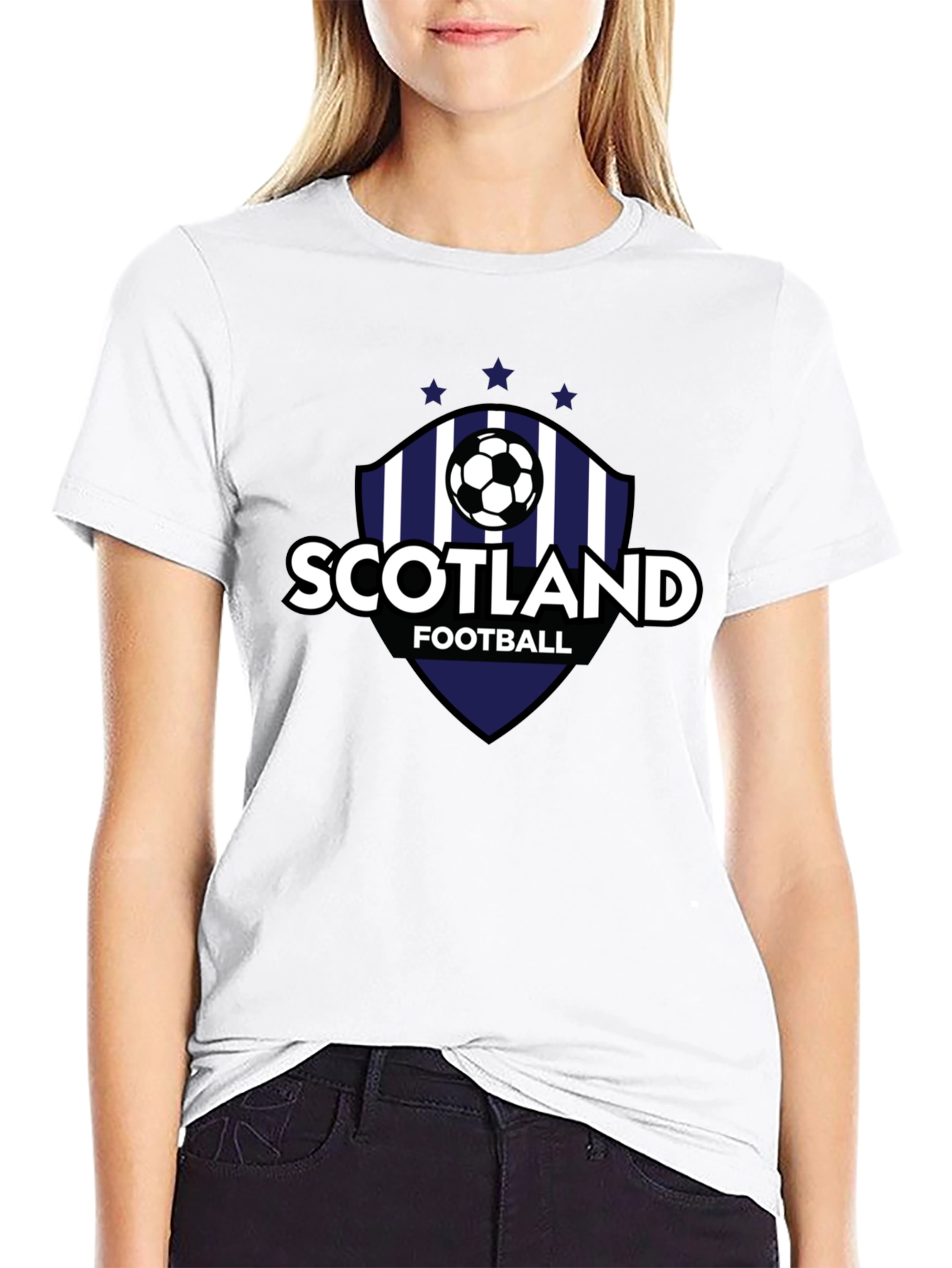 Scotland Football T-Shirt Black