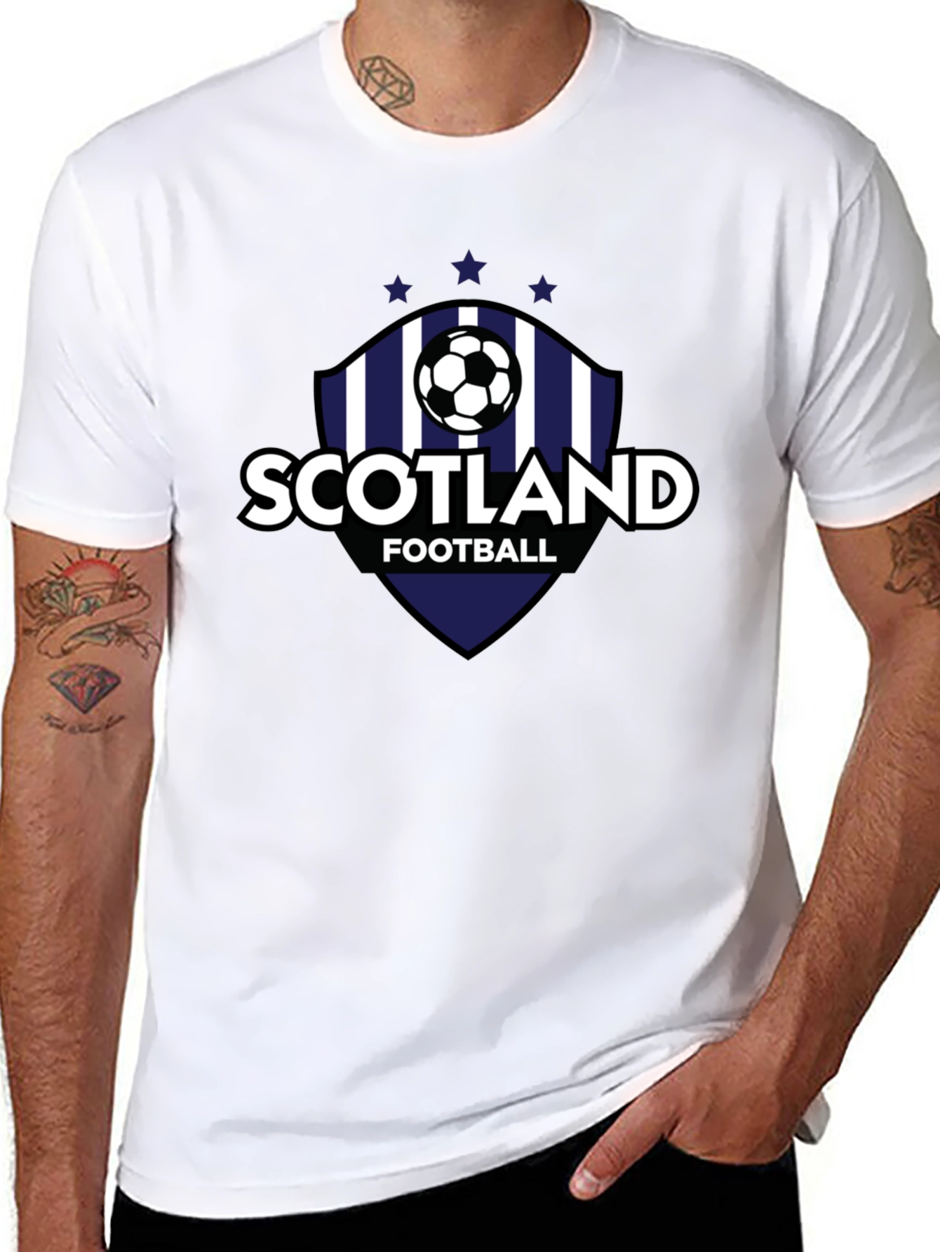 Scotland Football T-Shirt Black