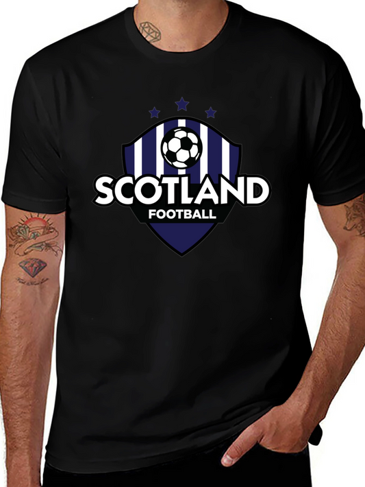 Scotland Football T-Shirt Black