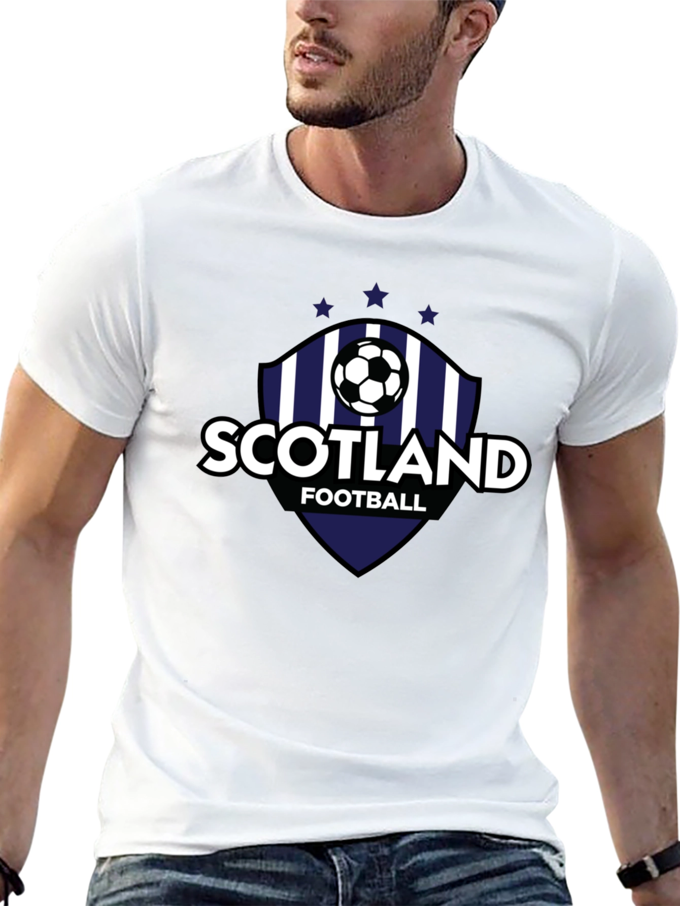 Scotland Football T-Shirt Black