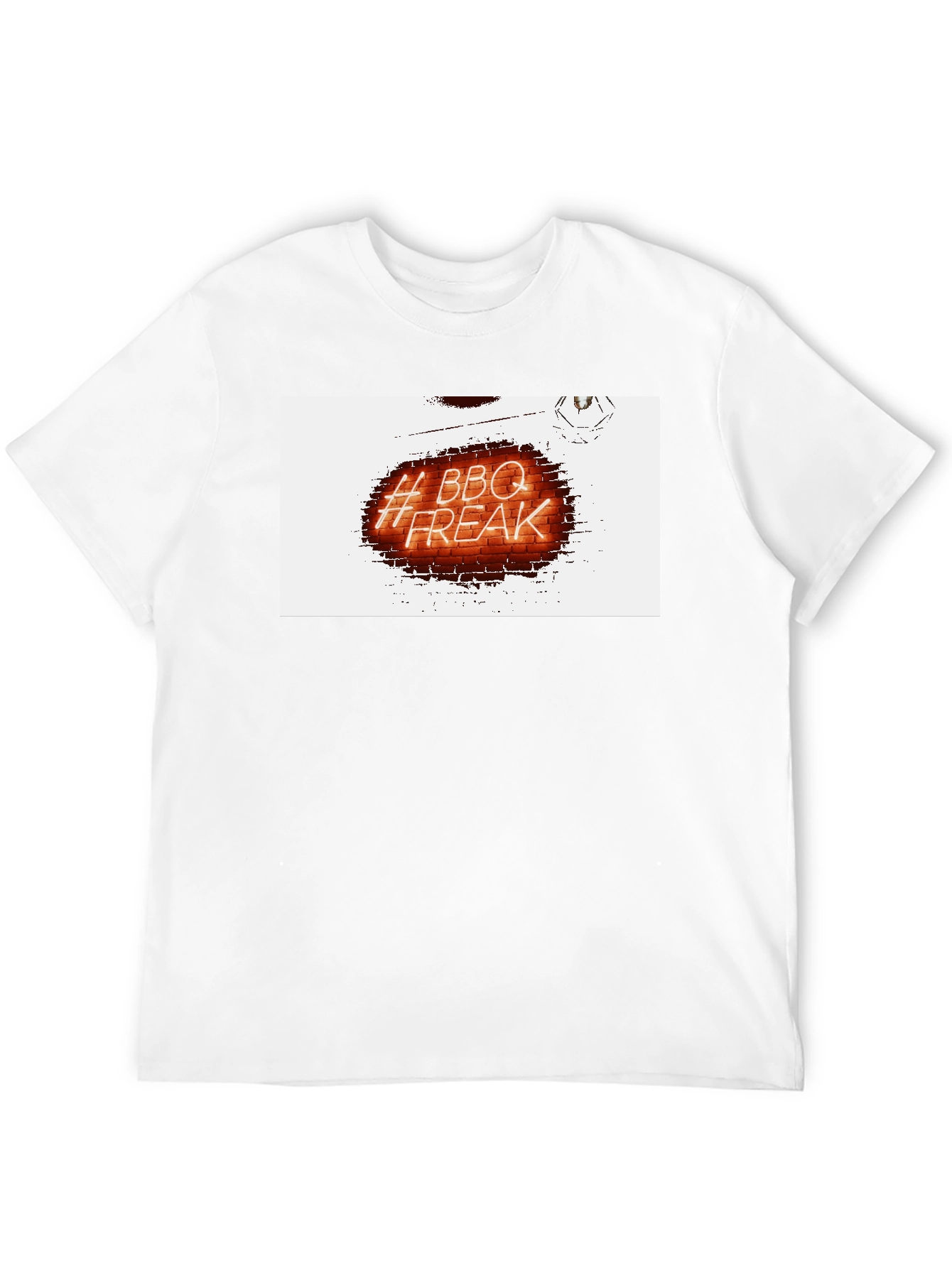 BBQ Freak Graphic Tee - Black Crew Neck T-Shirt