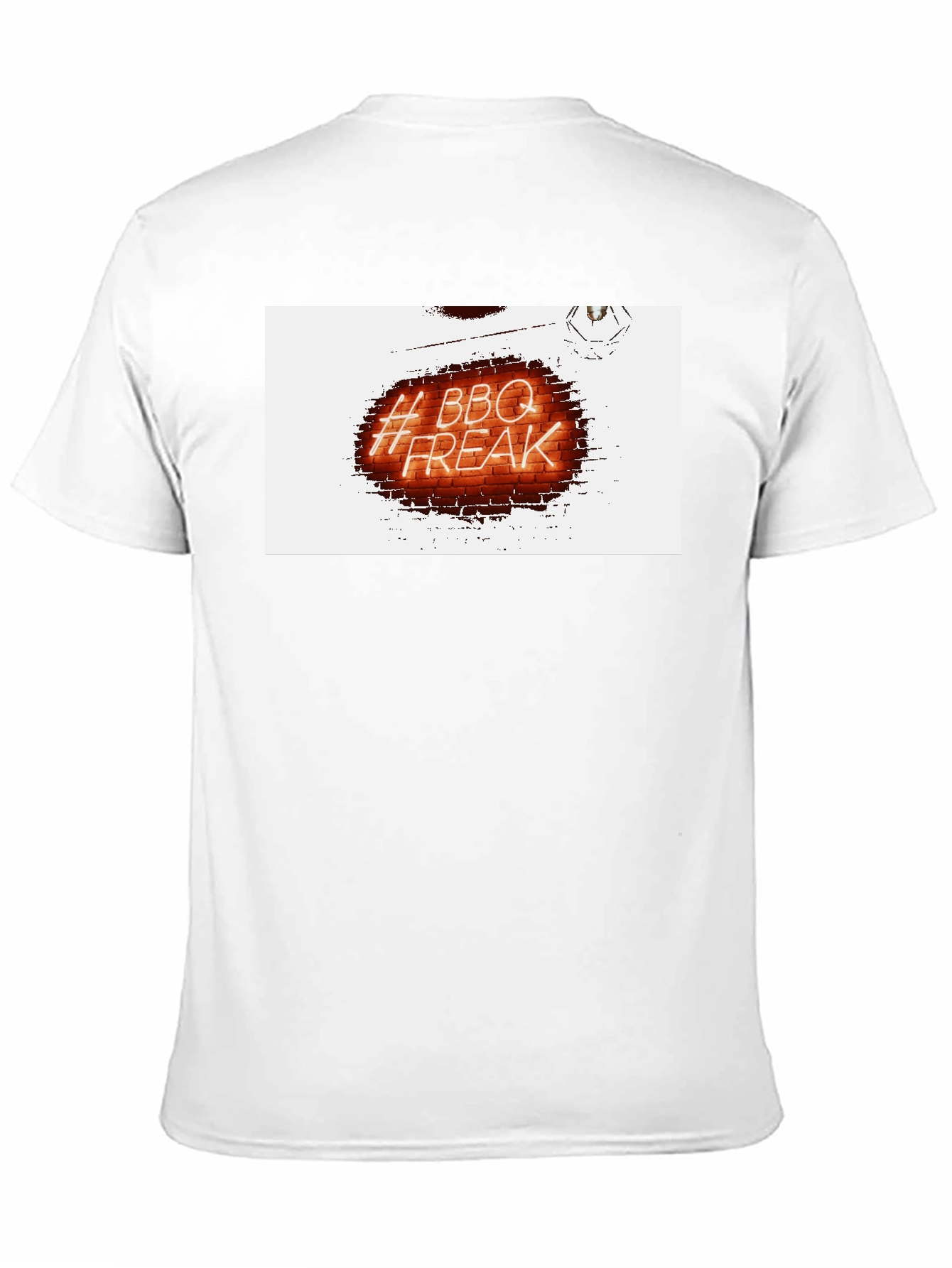 BBQ Freak Graphic Tee - Black Crew Neck T-Shirt