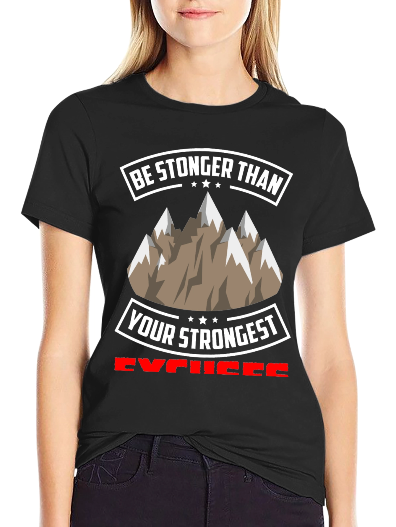 Stronger Than Excuses Graphic T-Shirt
