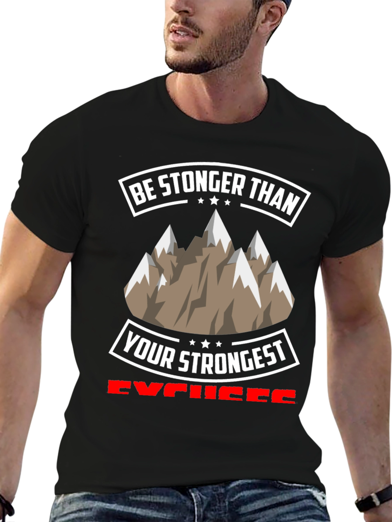 Stronger Than Excuses Graphic T-Shirt