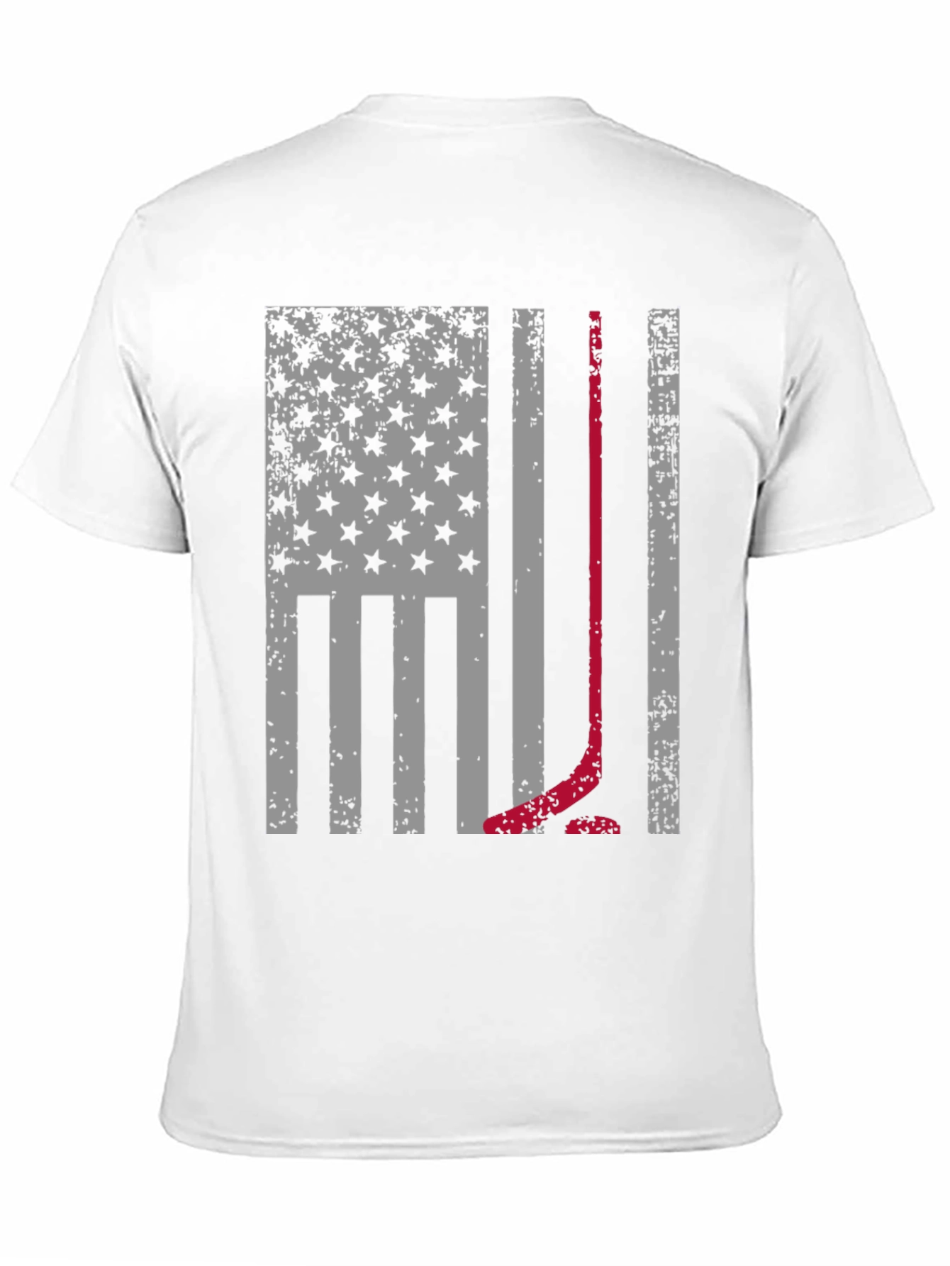 Hockey American Flag T-Shirt