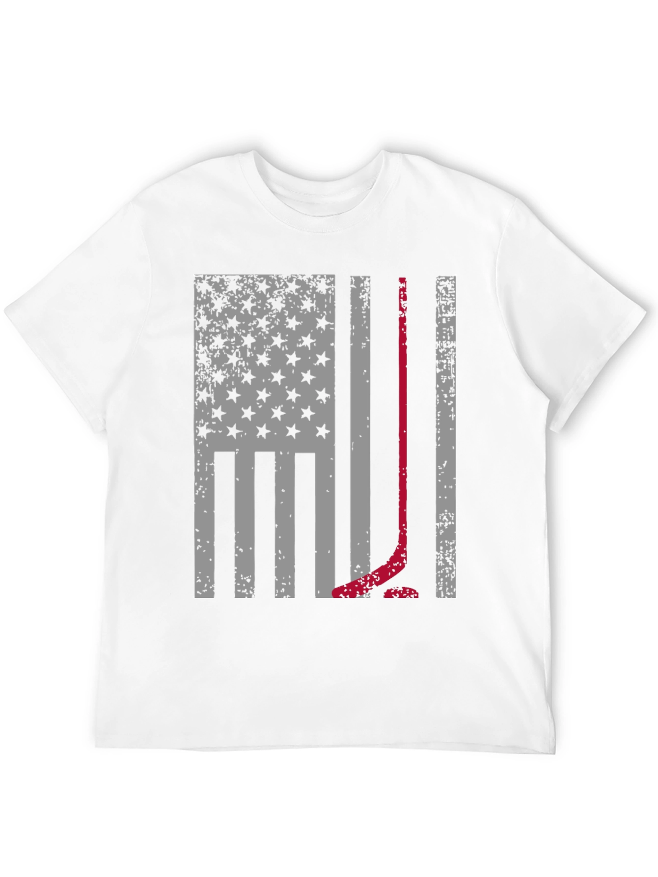 Hockey American Flag T-Shirt