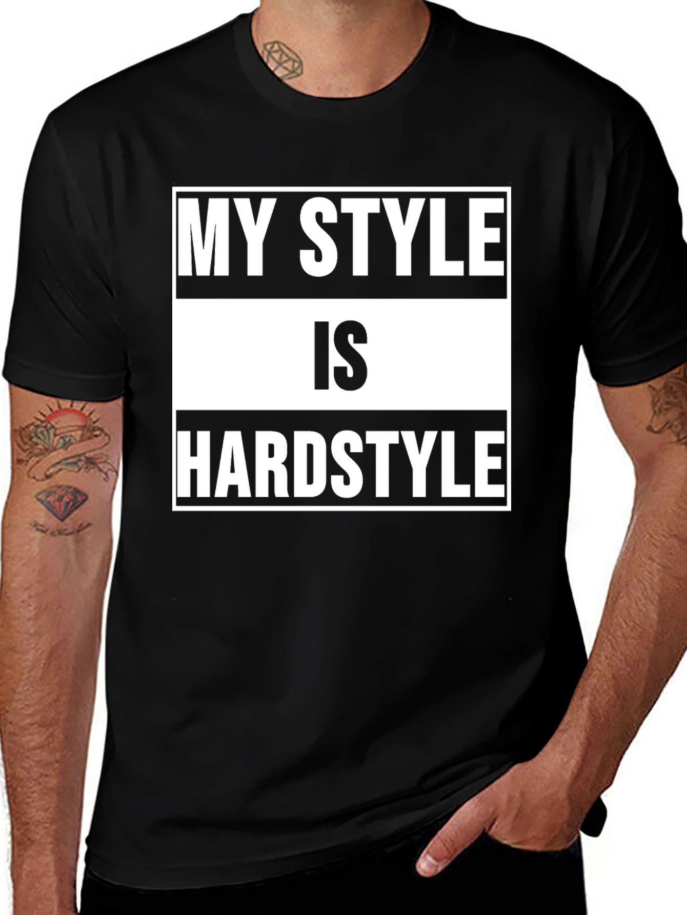 My Style is Hardstyle Black T-Shirt