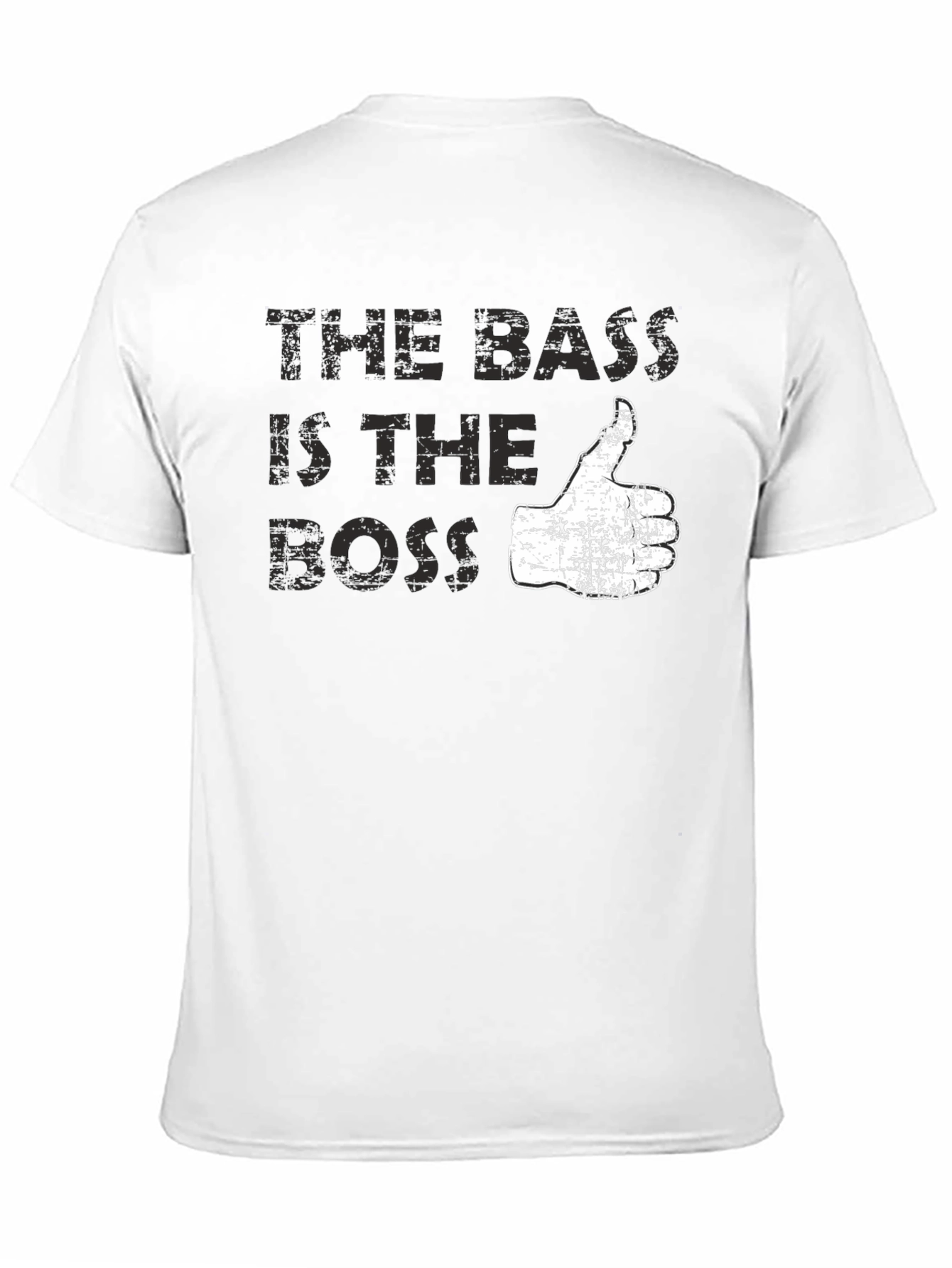 The Bass is the Boss Graphic Tee - Black