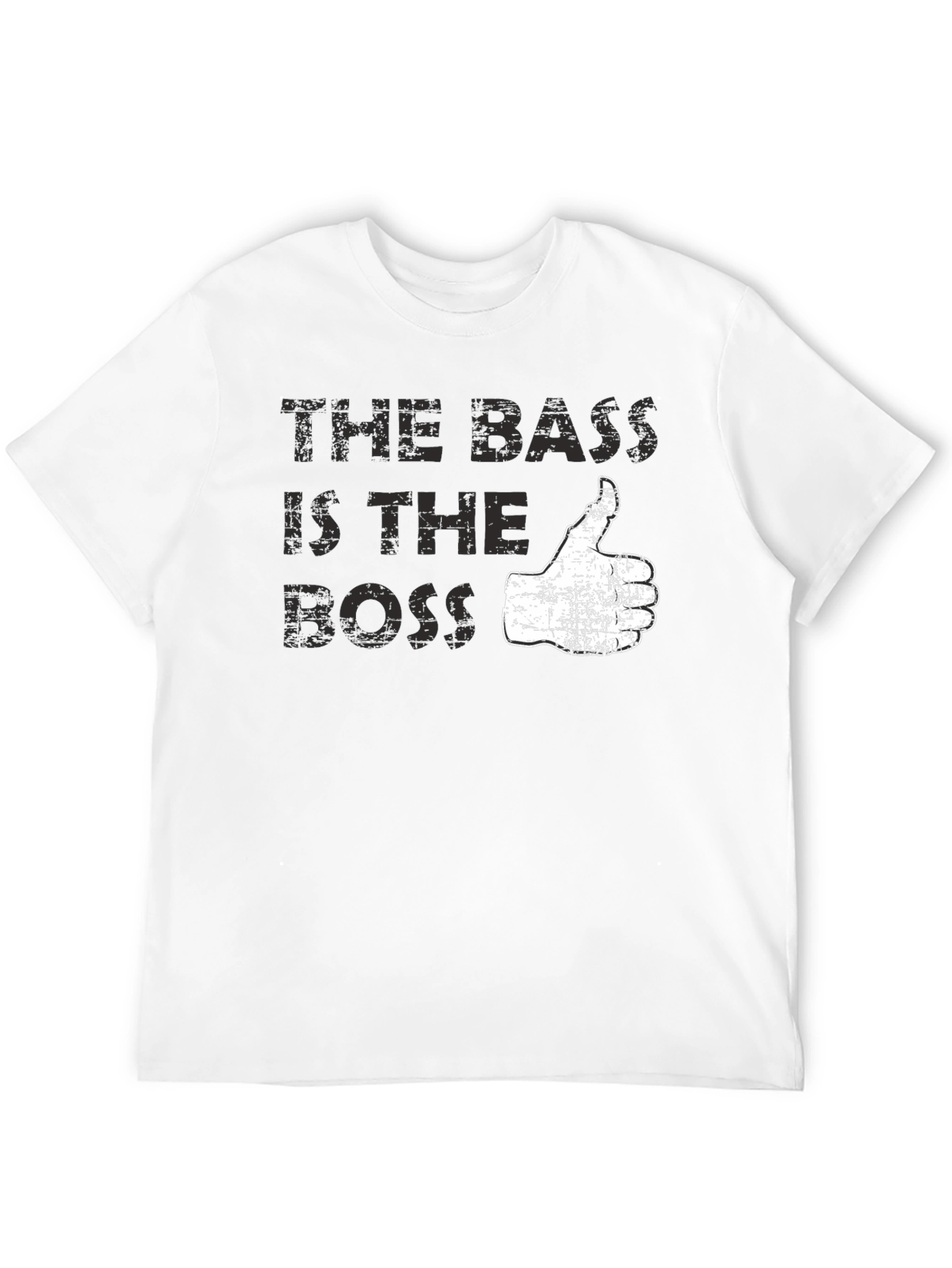 The Bass is the Boss Graphic Tee - Black