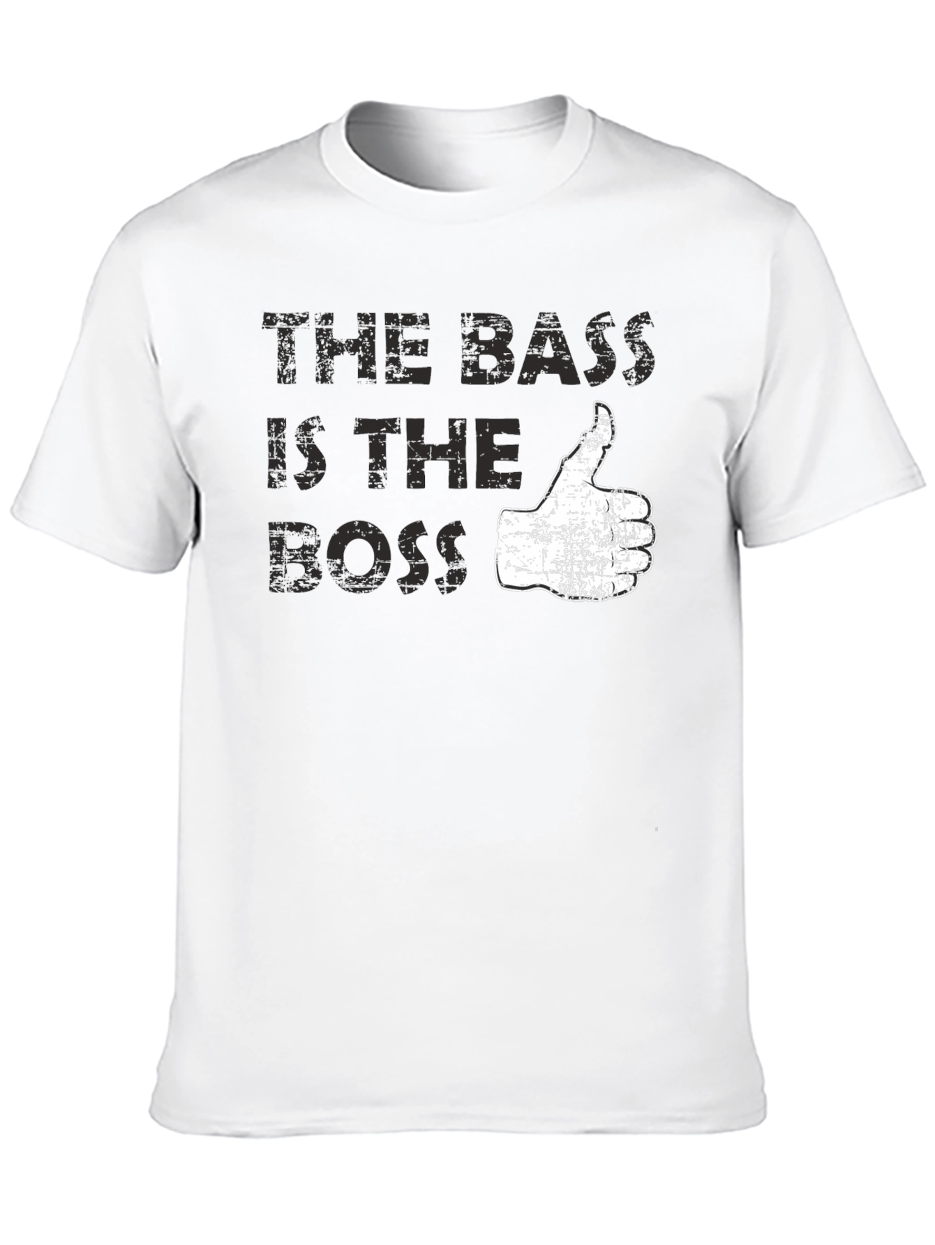 The Bass is the Boss Graphic Tee - Black