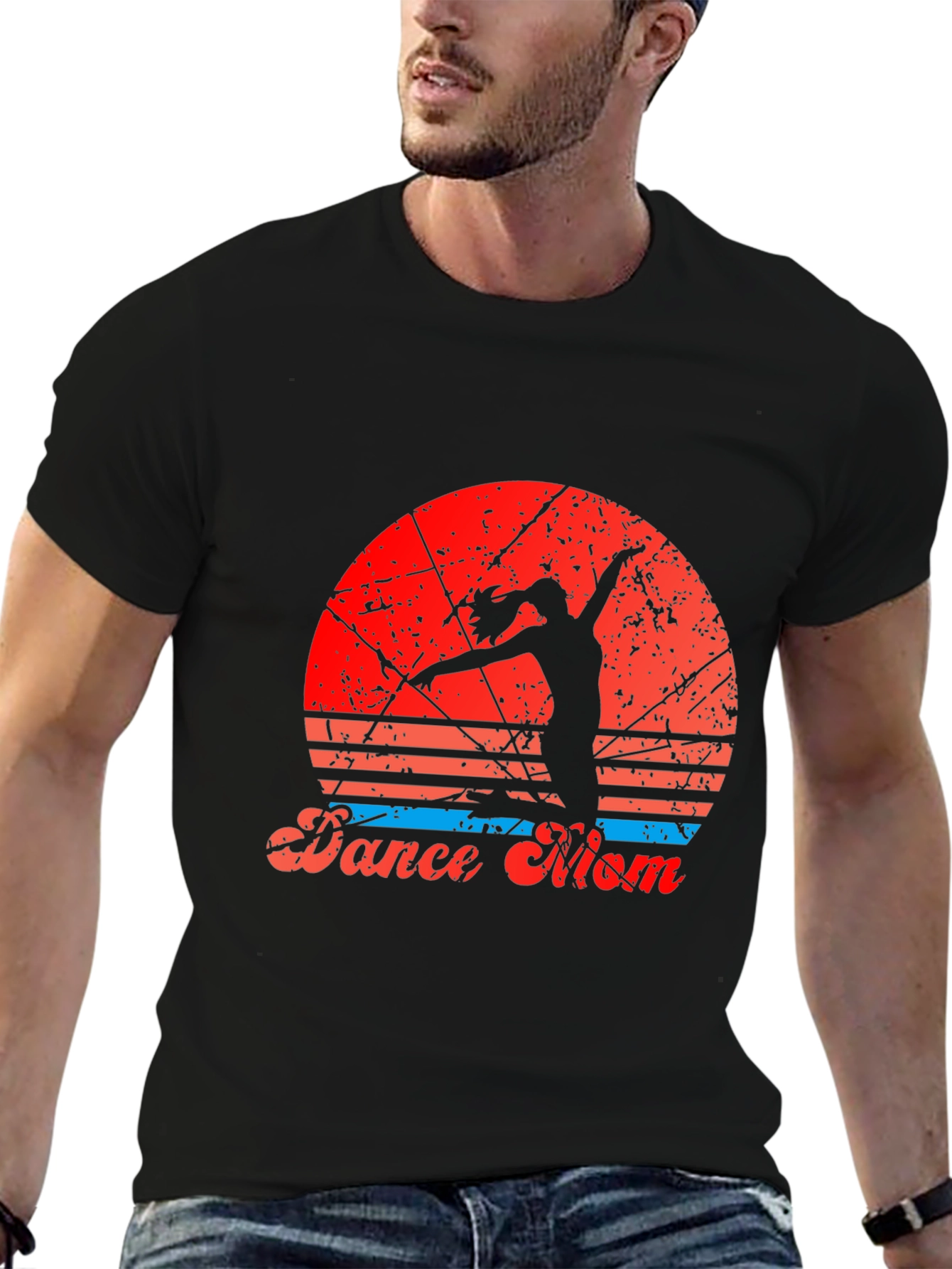 Dance Mom Retro Graphic Tee - Black Unisex T-Shirt