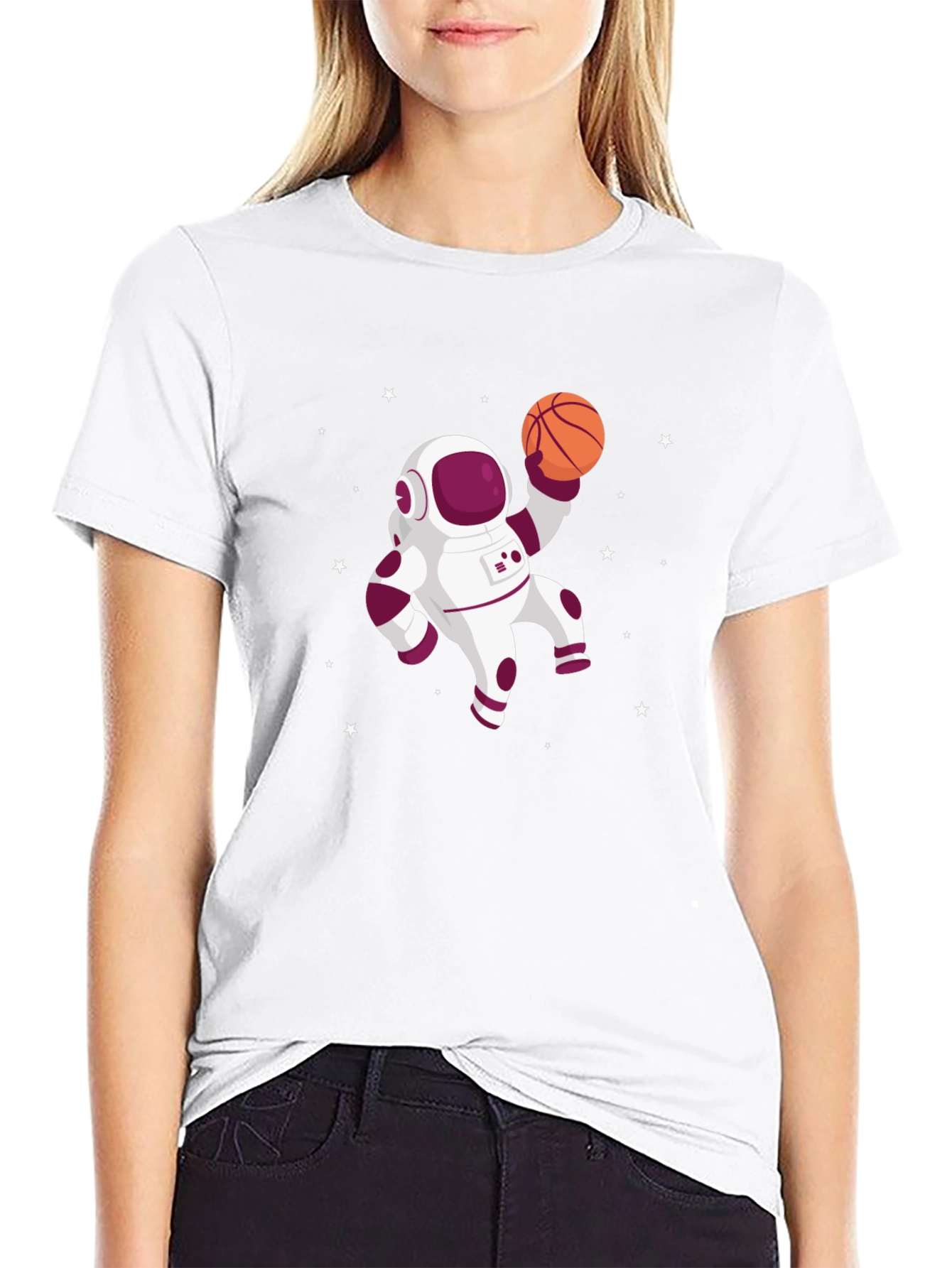 Astronaut Basketball T-Shirt