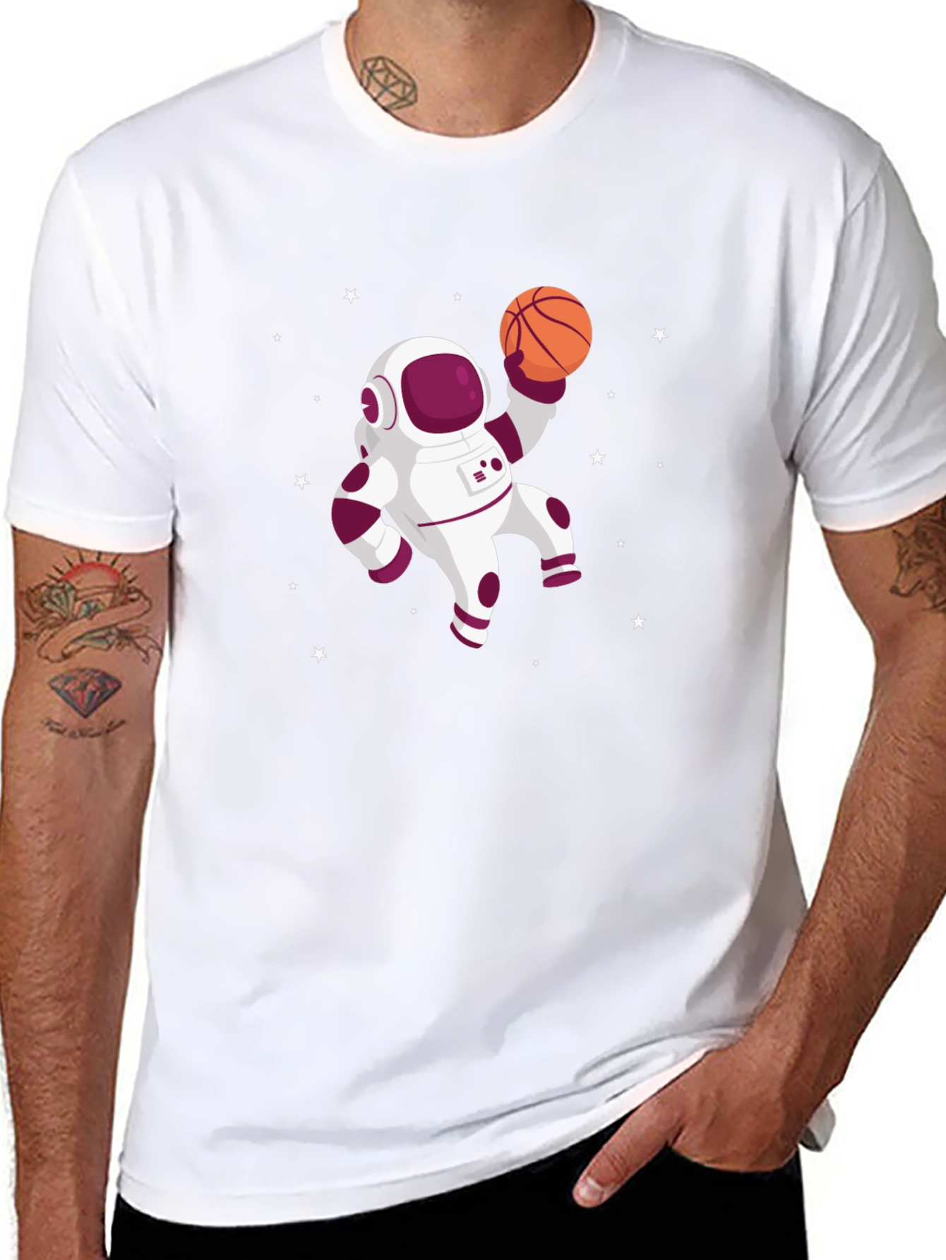 Astronaut Basketball T-Shirt