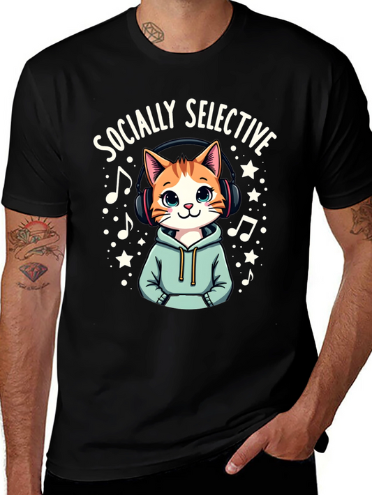 Socially Selective Cat T-Shirt