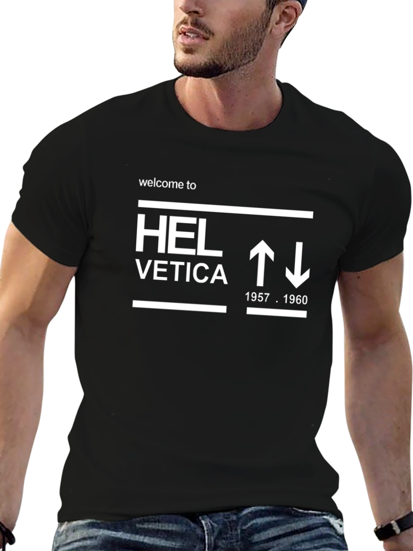 Helvetica 1957-1960 Graphic T-Shirt