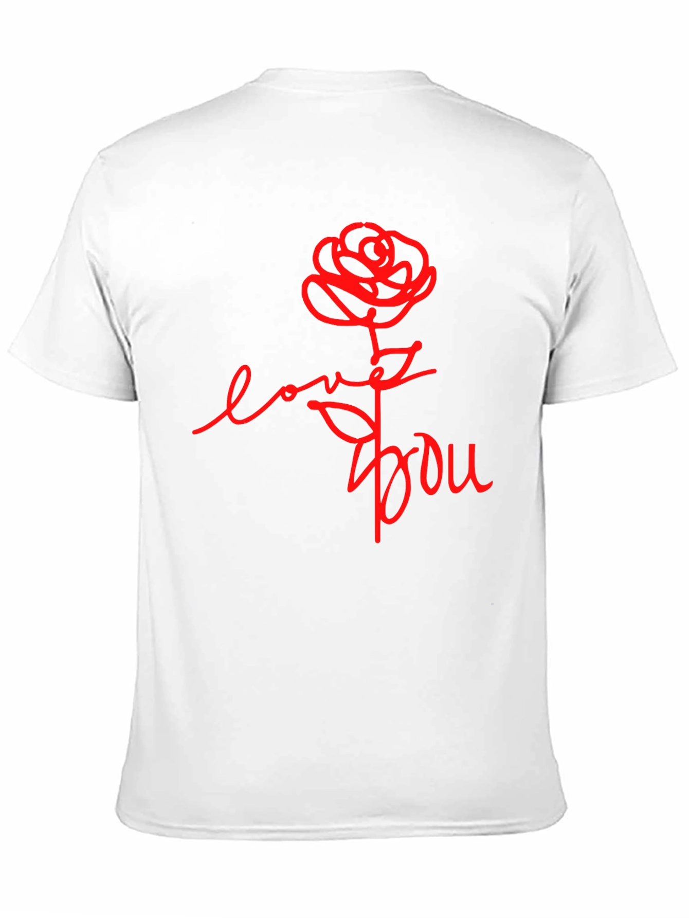 Love You Rose Graphic Tee