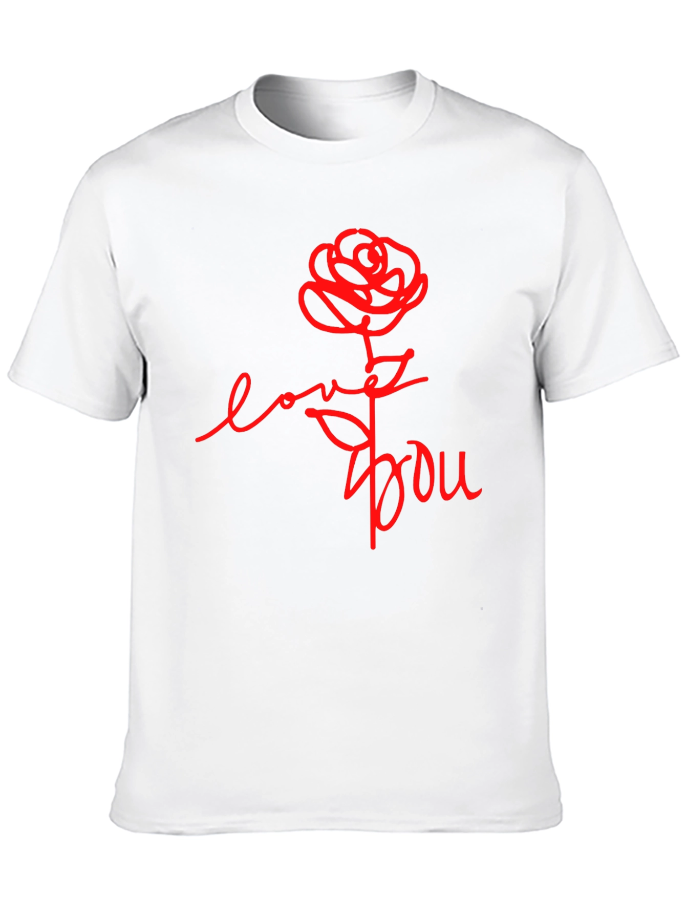 Love You Rose Graphic Tee