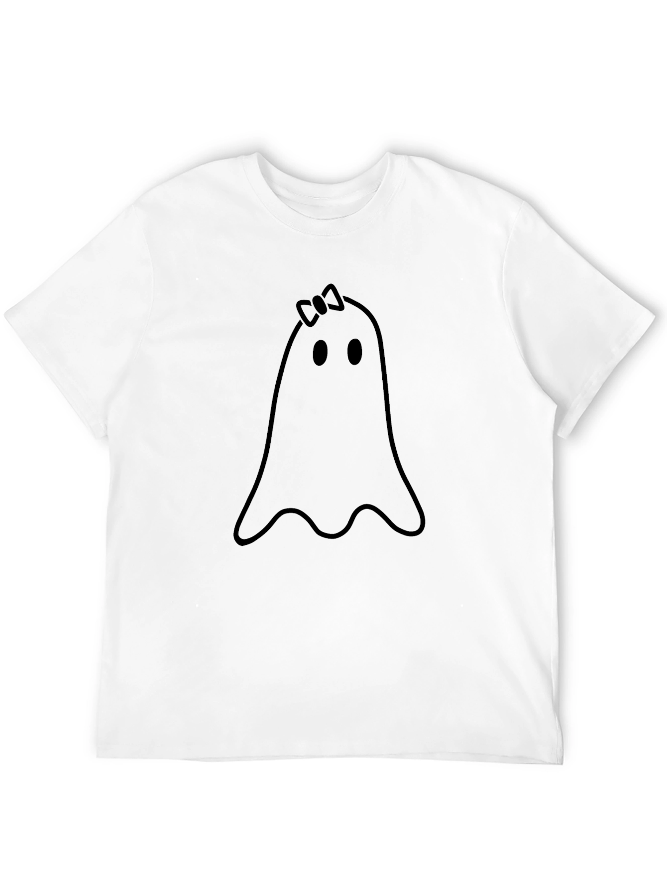 Cute Ghost Tee - Spooky Season Style