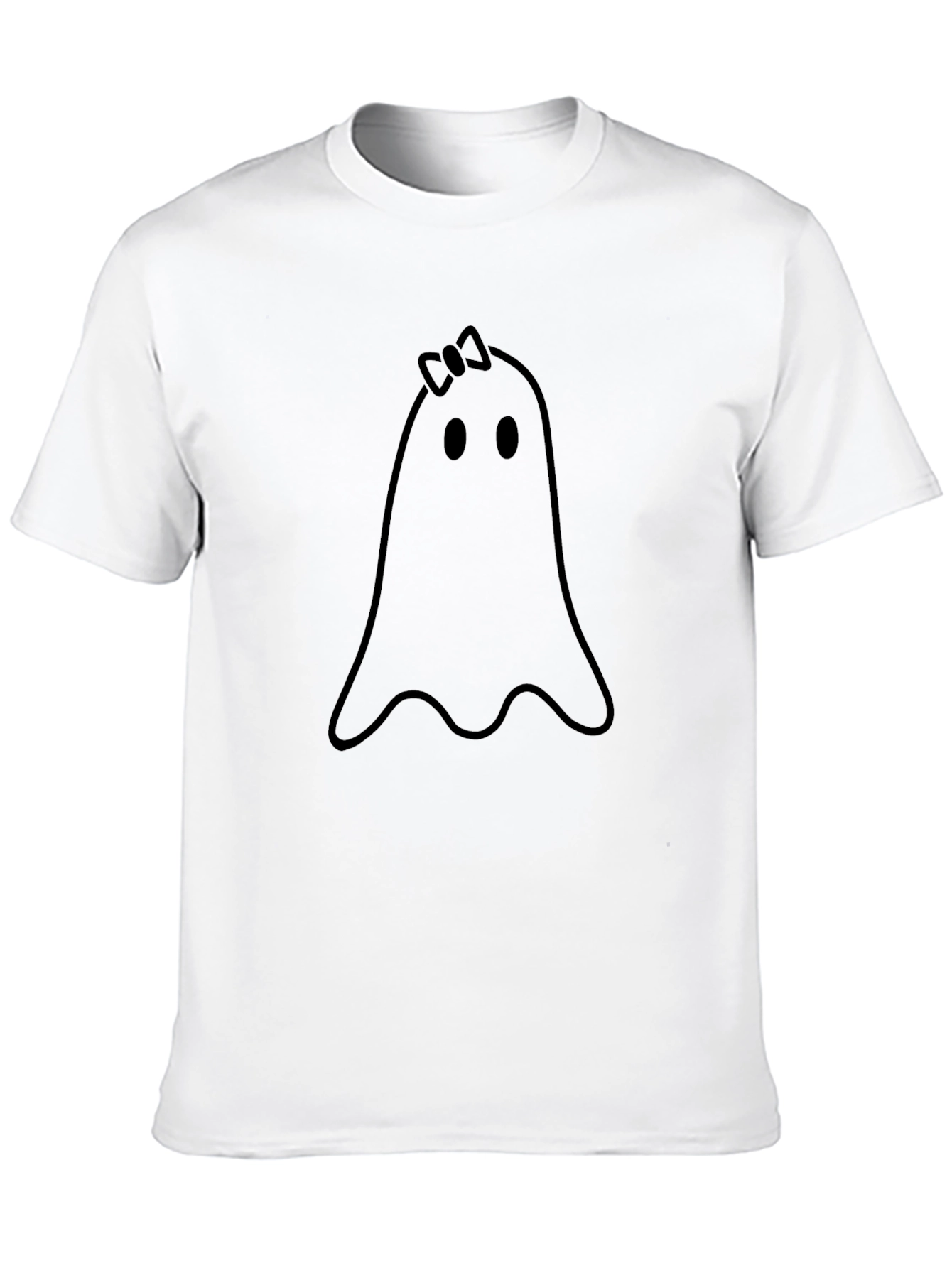 Cute Ghost Tee - Spooky Season Style