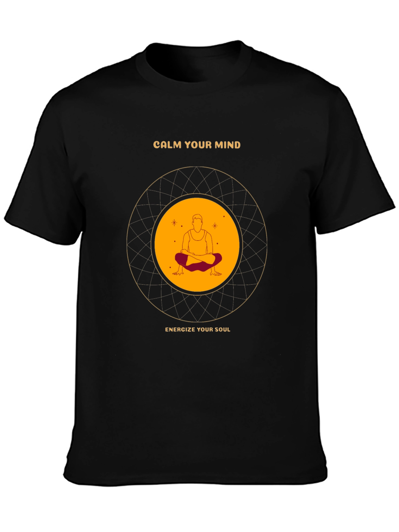 Mindful Meditation Graphic Tee - Calm Your Mind