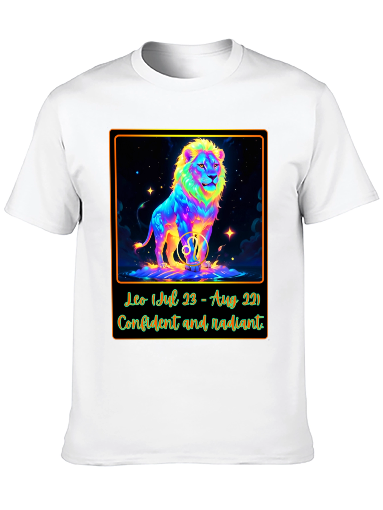 Leo Zodiac T-Shirt: Confident & Radiant Design