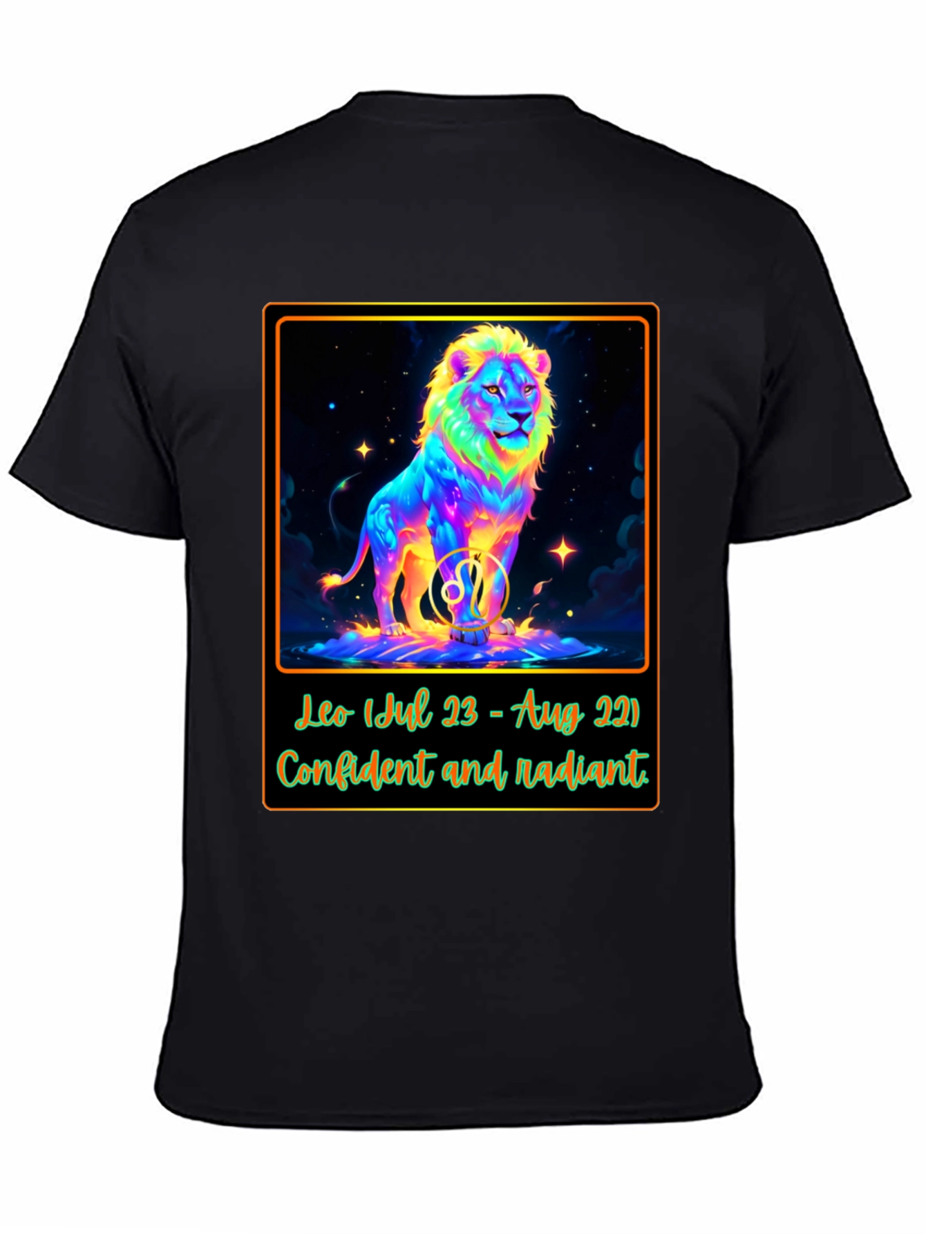 Leo Zodiac T-Shirt: Confident & Radiant Design