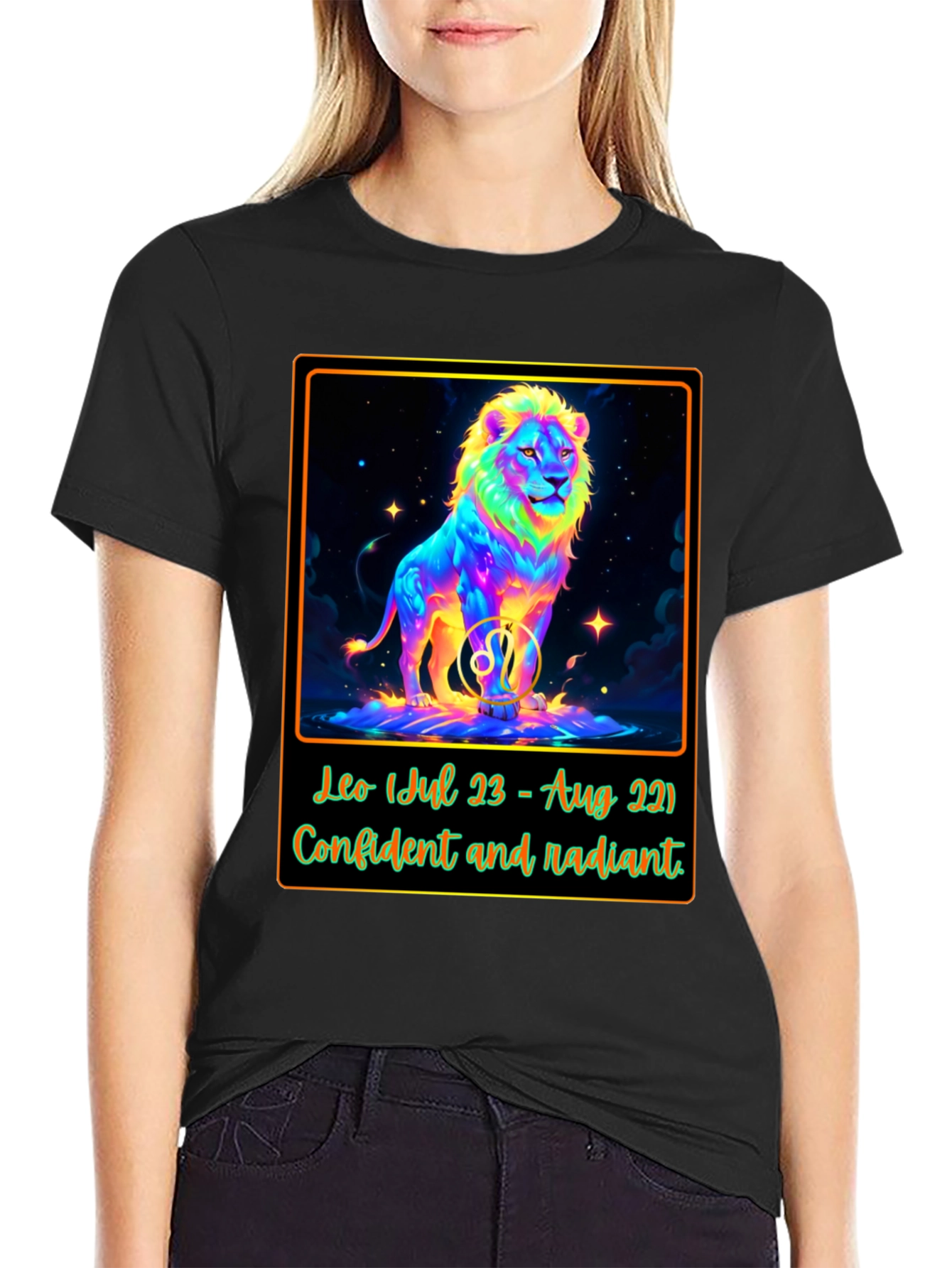 Leo Zodiac T-Shirt: Confident & Radiant Design