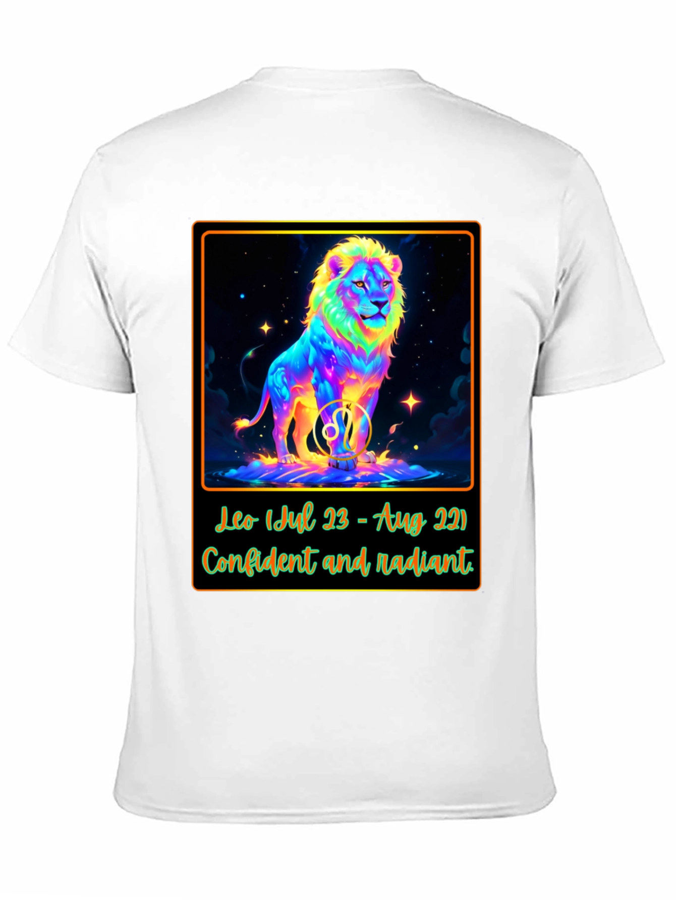Leo Zodiac T-Shirt: Confident & Radiant Design