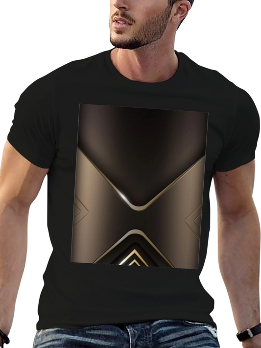 Modern Geometric T-Shirt - Abstract Design