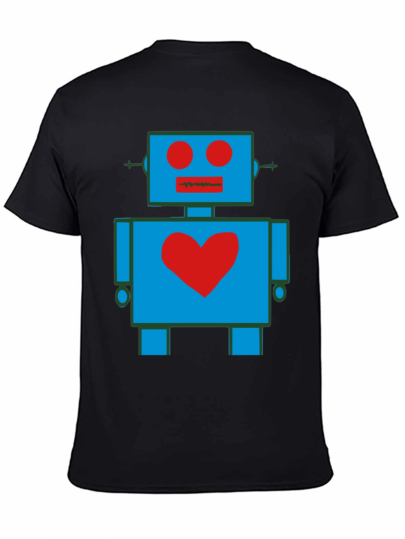 Robot Heart Graphic T-Shirt