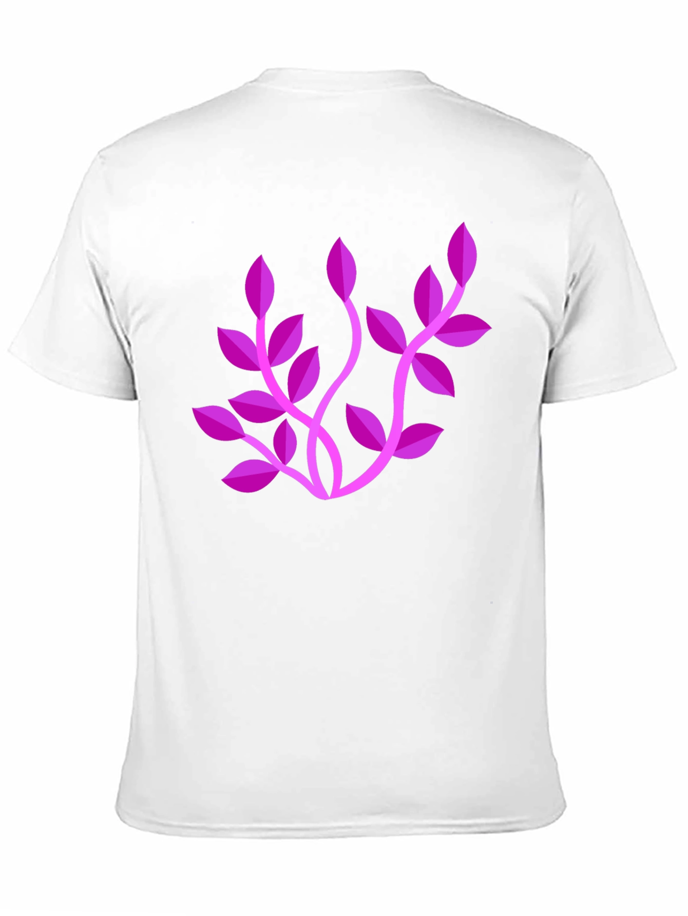 Stylish Black T-Shirt with Floral Design