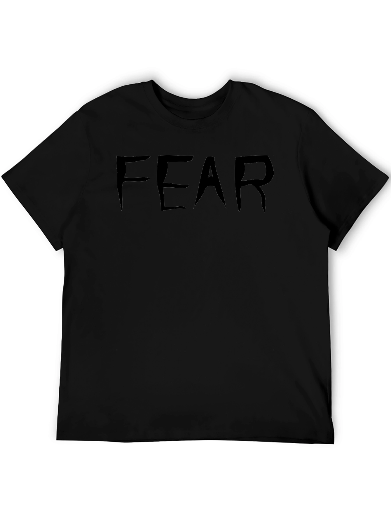 FEAR Graphic Tee - Mens Black T-Shirt