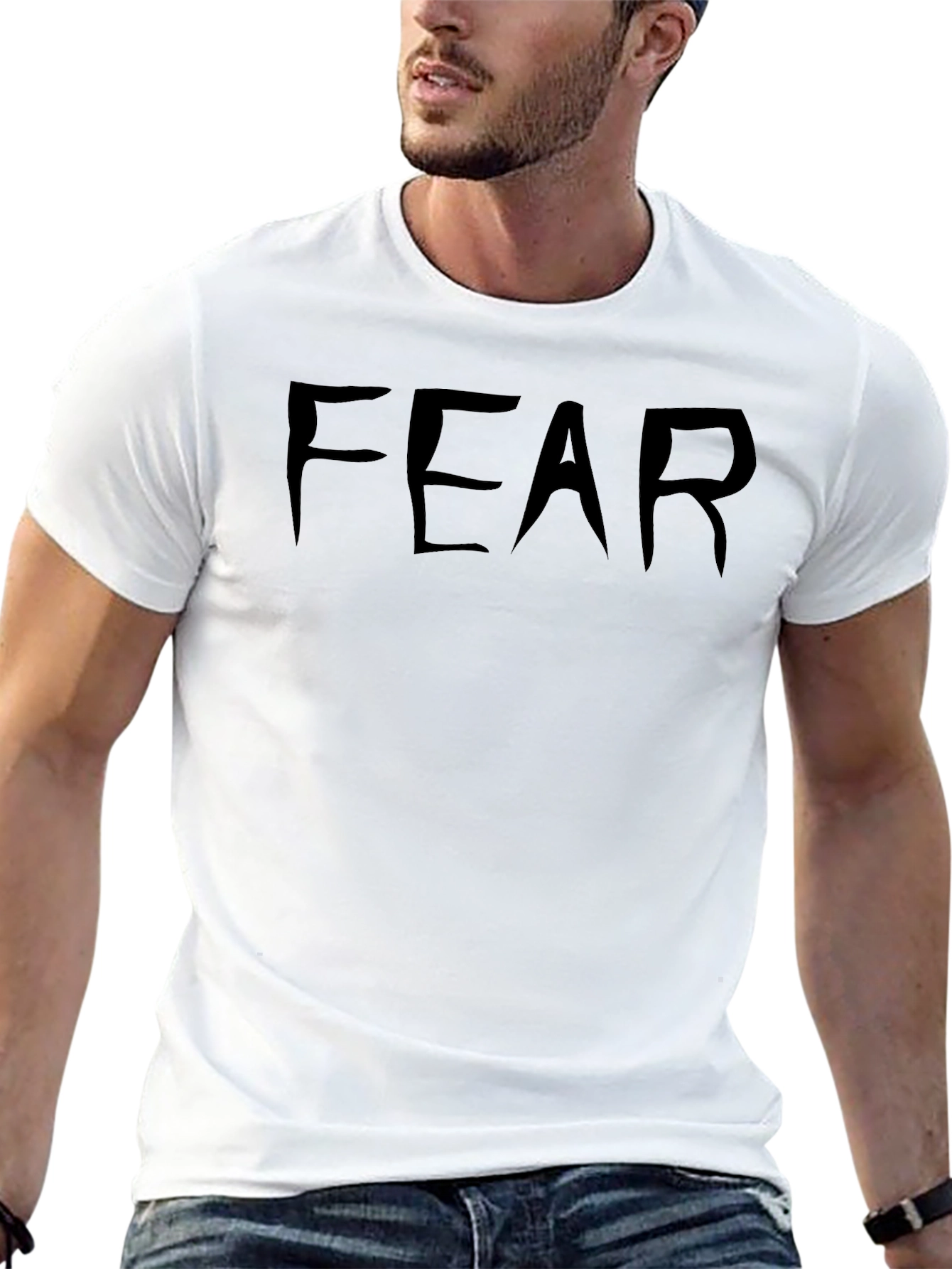 FEAR Graphic Tee - Mens Black T-Shirt