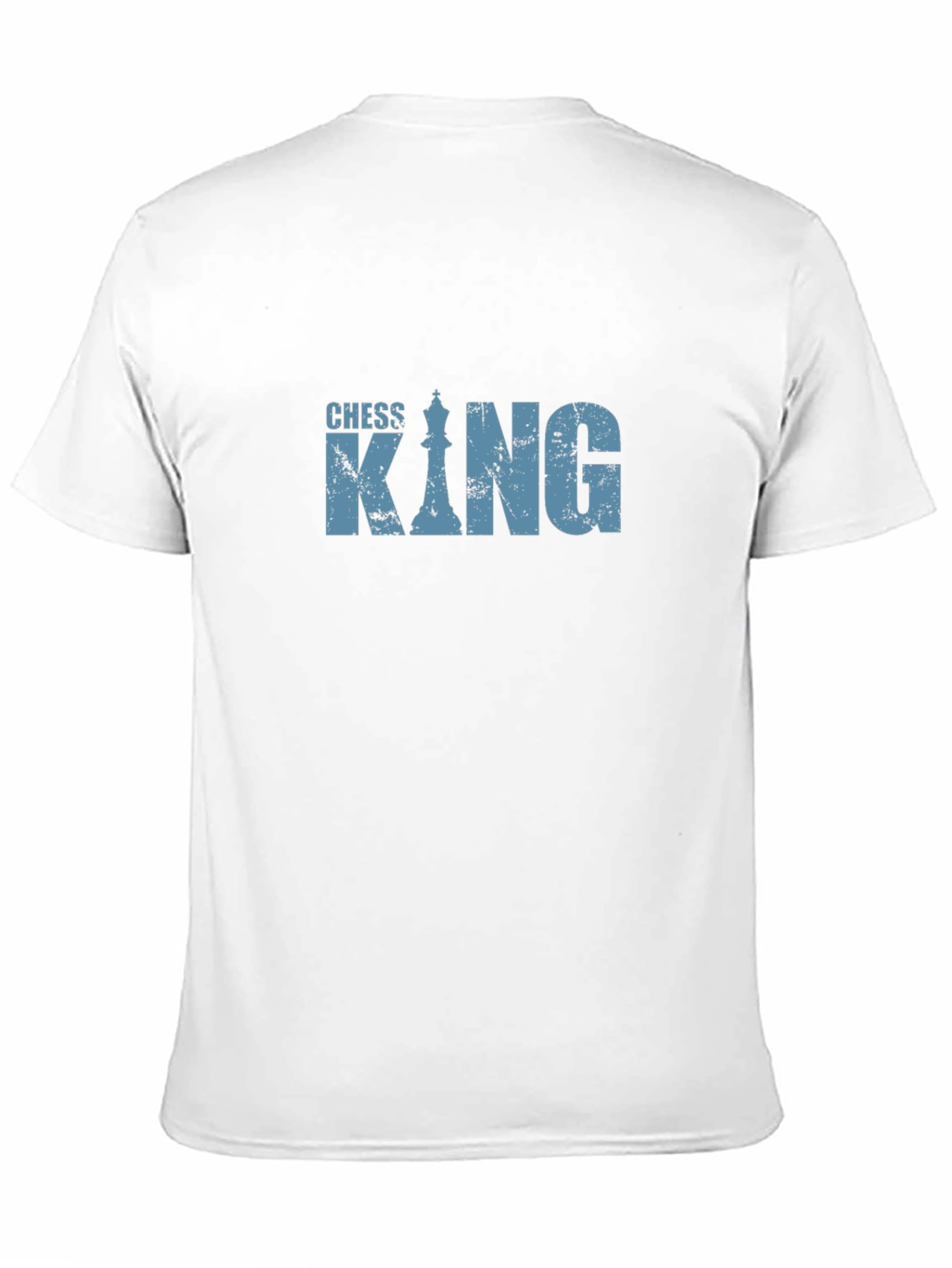 Chess King Graphic T-Shirt - Black Cotton Tee