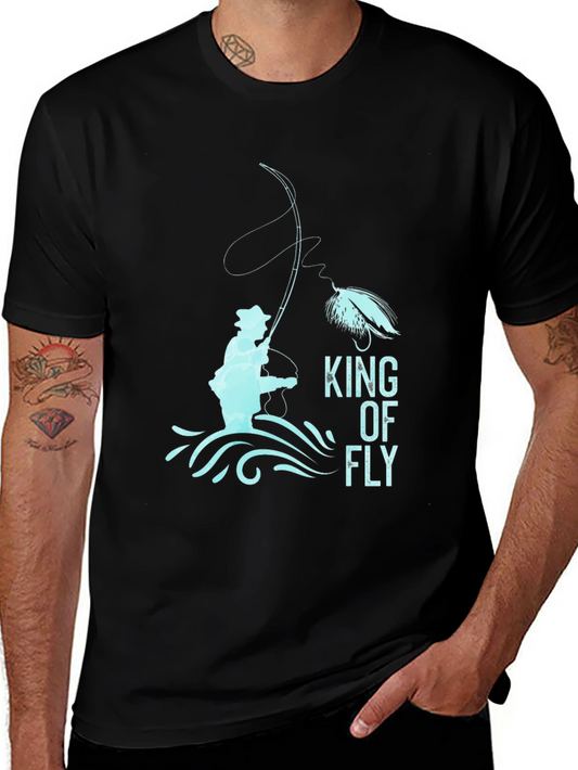 King of Fly Fishing T-Shirt - Graphic Tee
