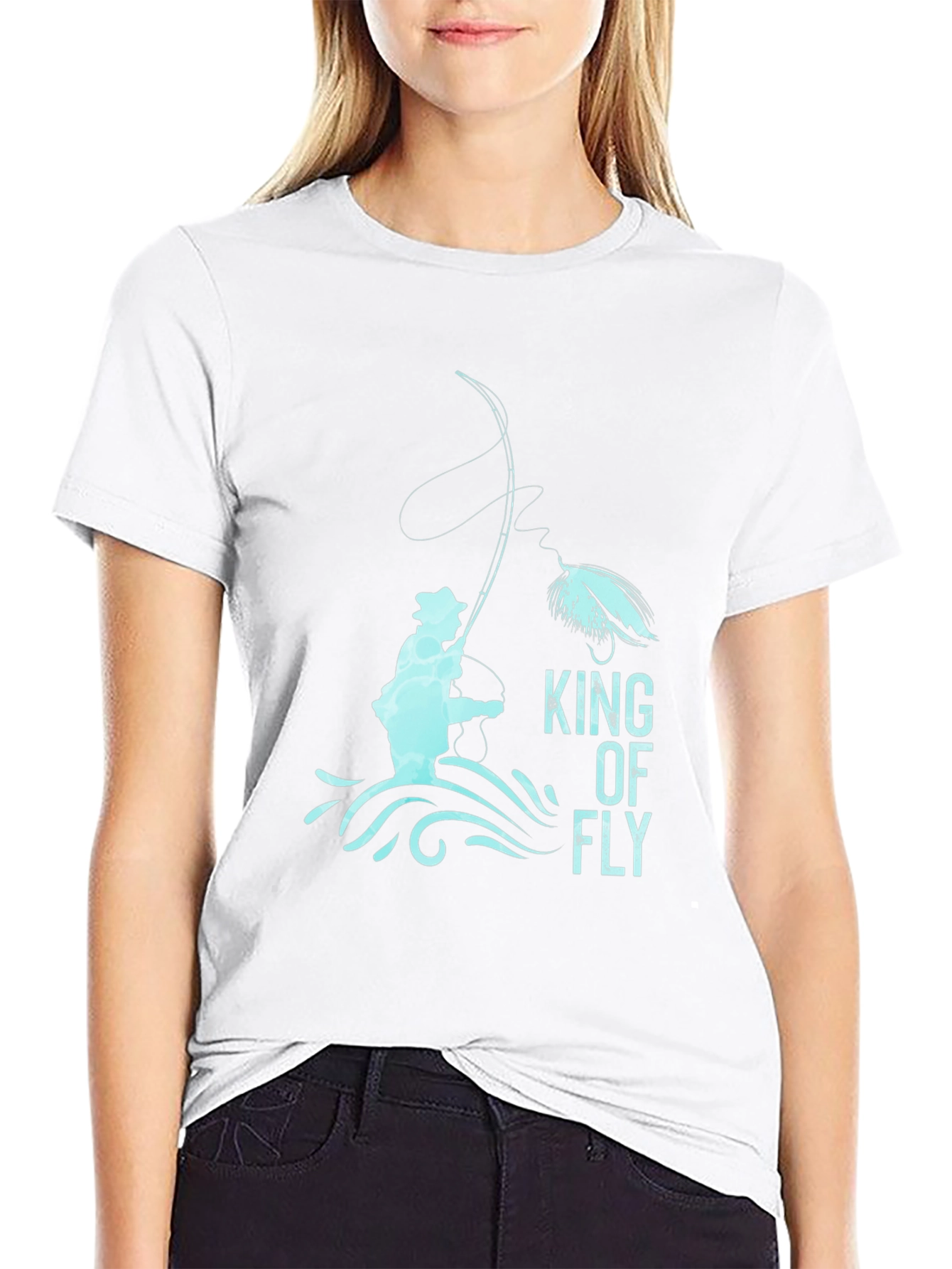 King of Fly Fishing T-Shirt - Graphic Tee
