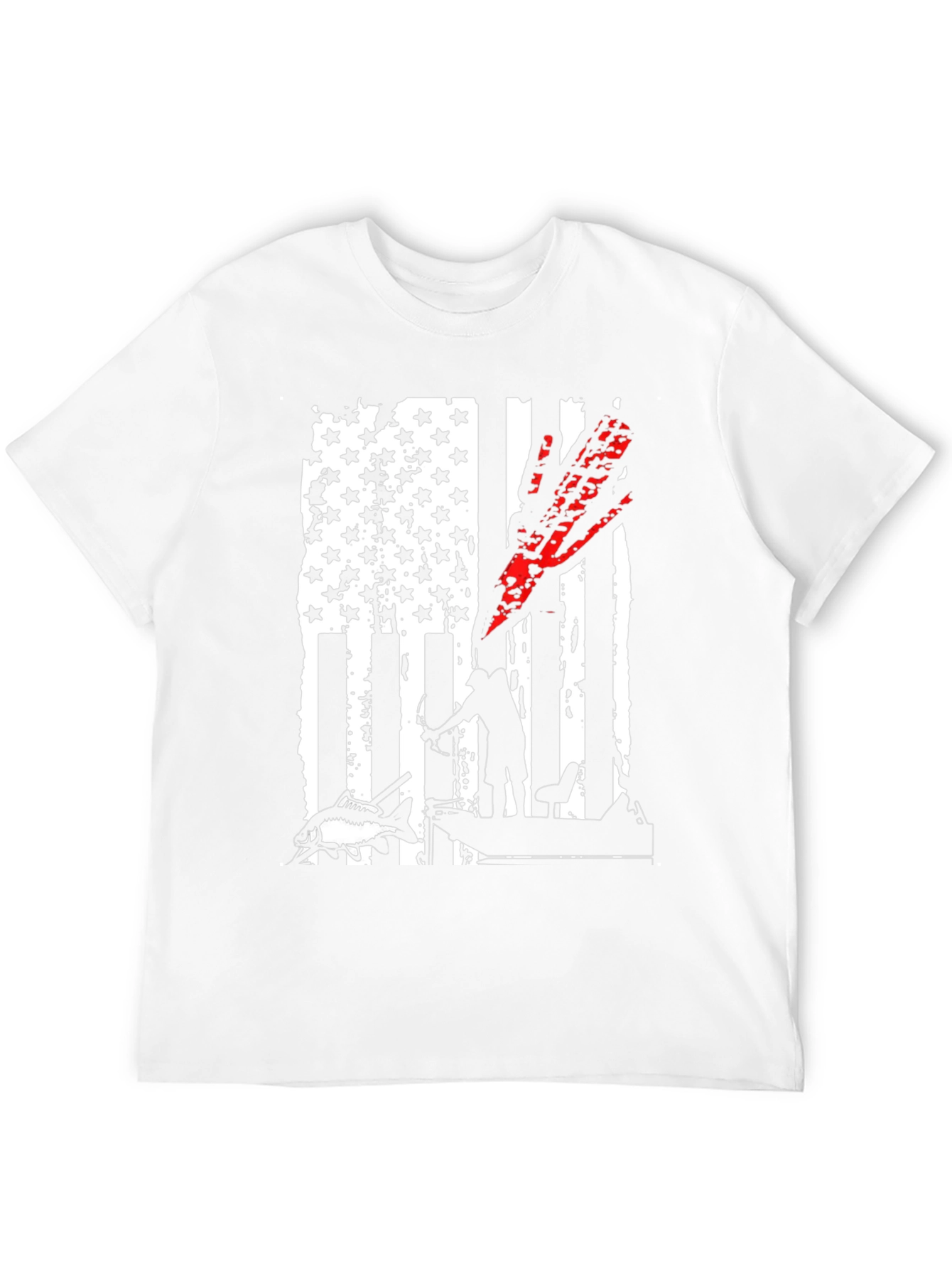 Bowfishing American Flag T-Shirt