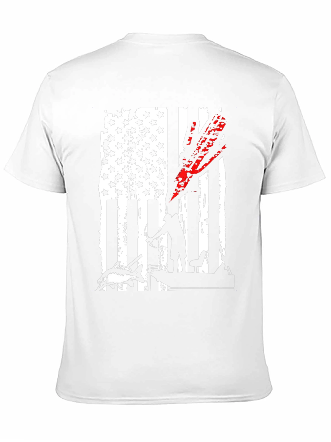 Bowfishing American Flag T-Shirt