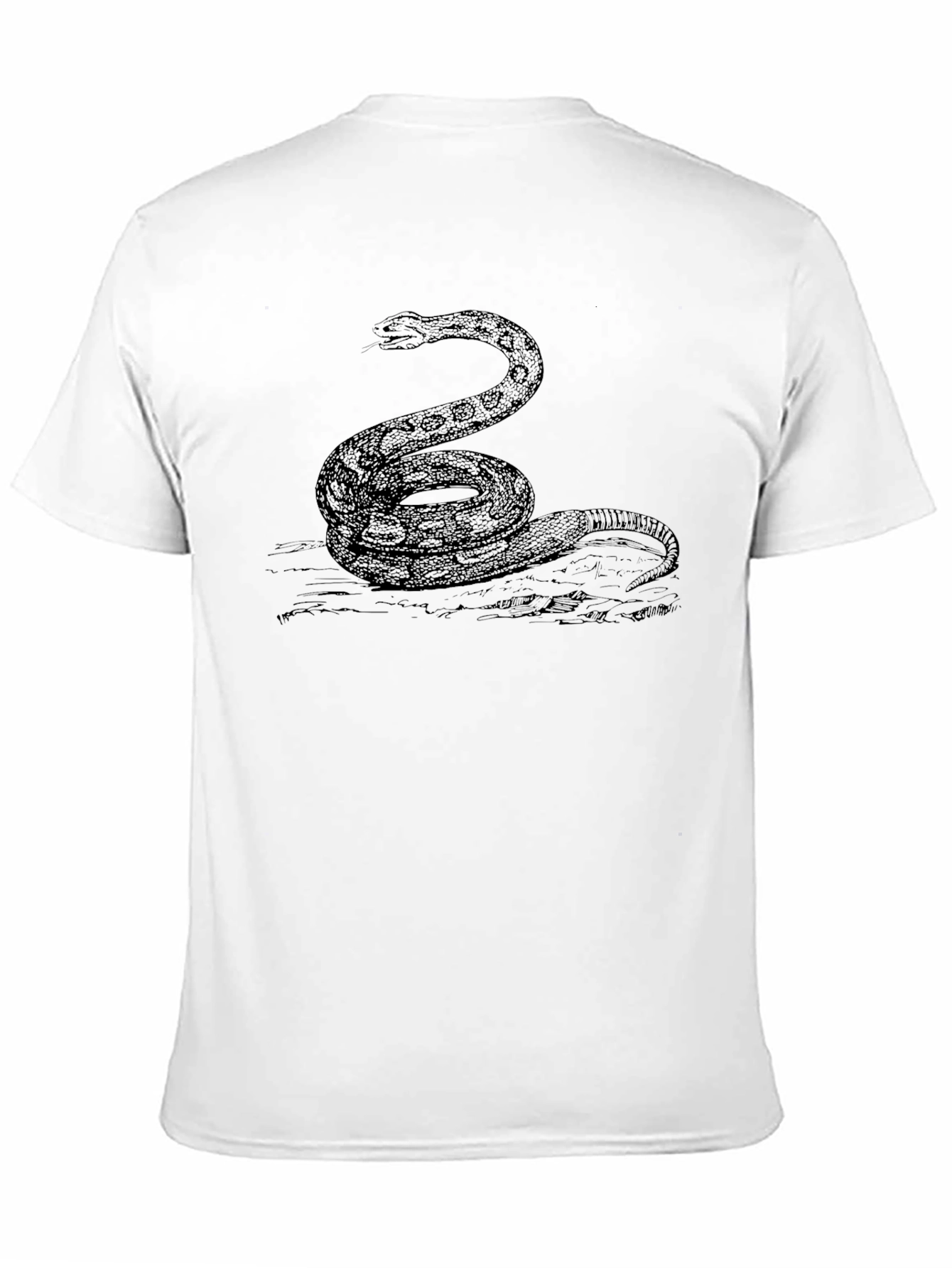 Snake Graphic Black T-Shirt