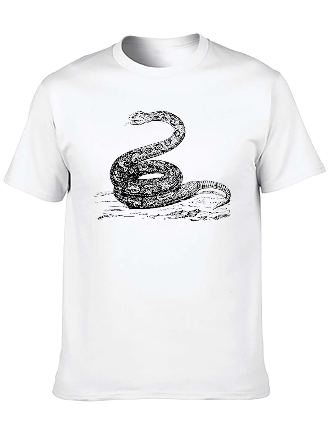 Snake Graphic Black T-Shirt